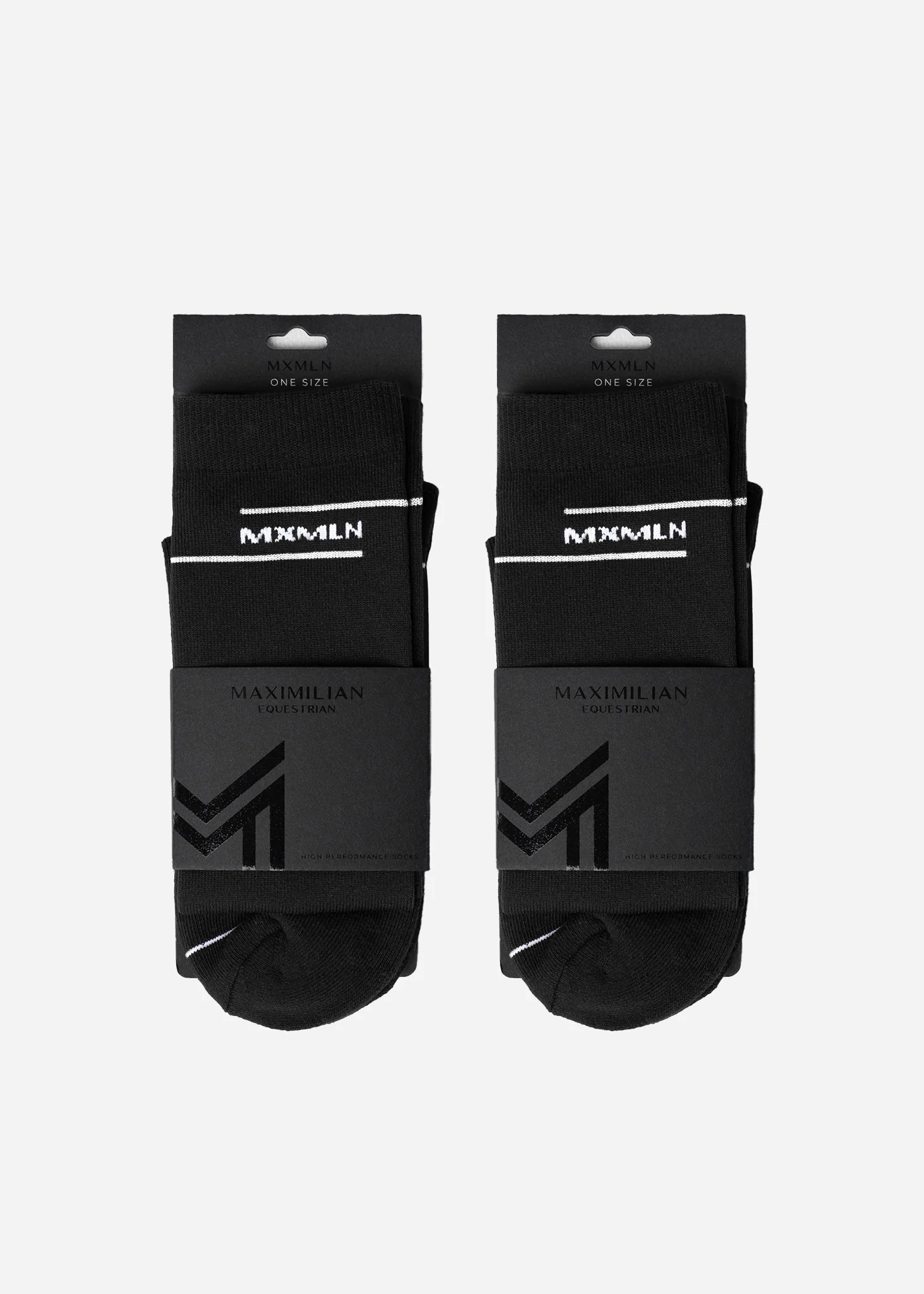 2-Pack Revo Riding Socks (Black) - Image 4