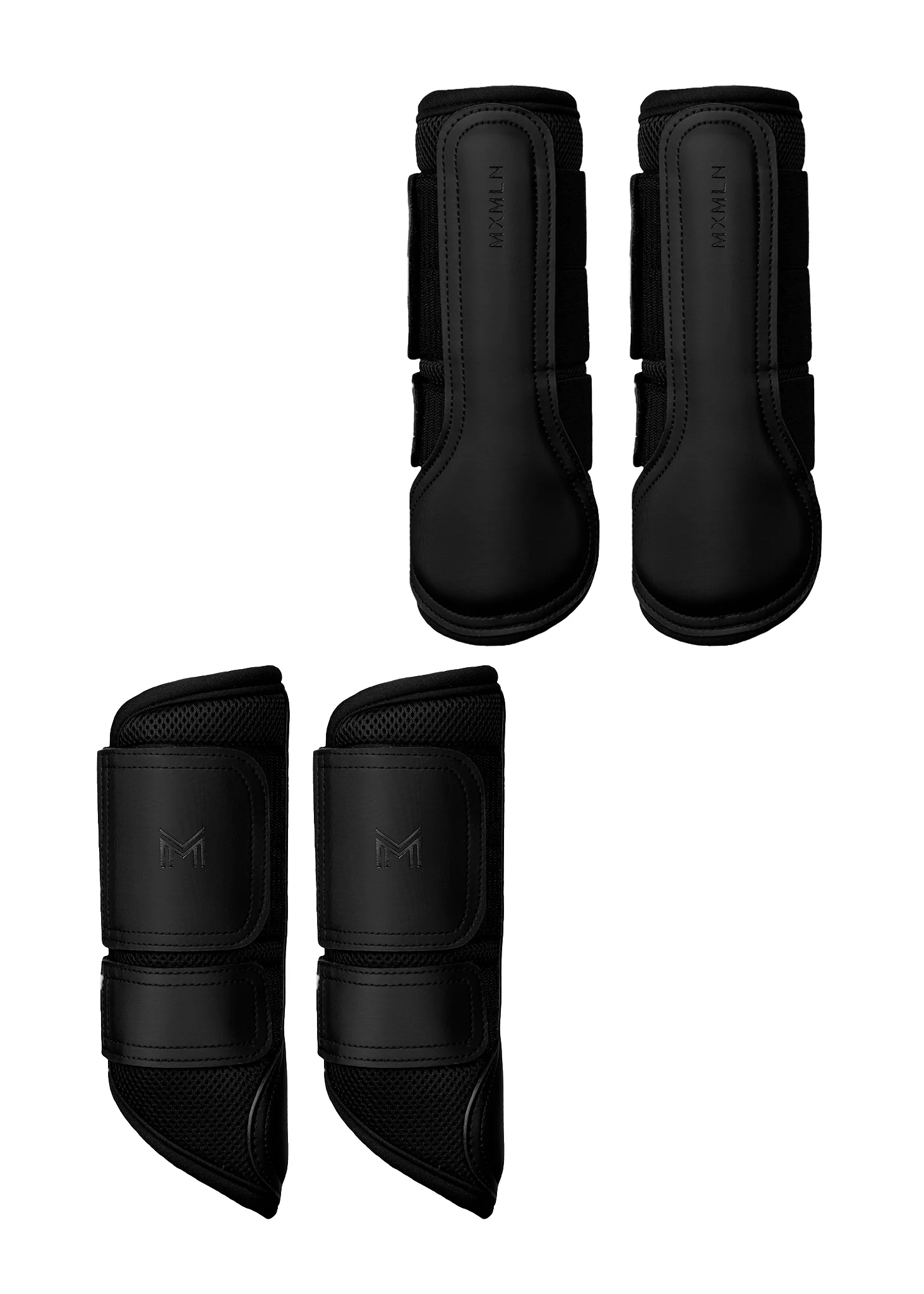 4-Pack Ego Brushing Boots (Black)