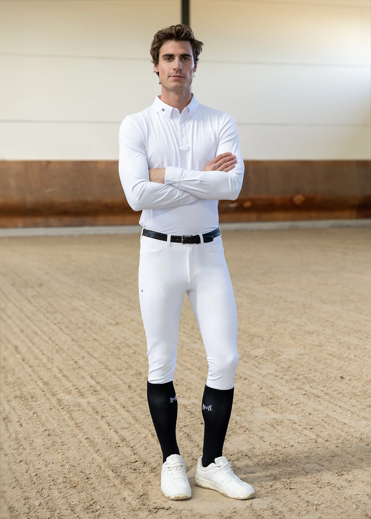 Active Long Sleeve Competition Shirt (White) - Image 8