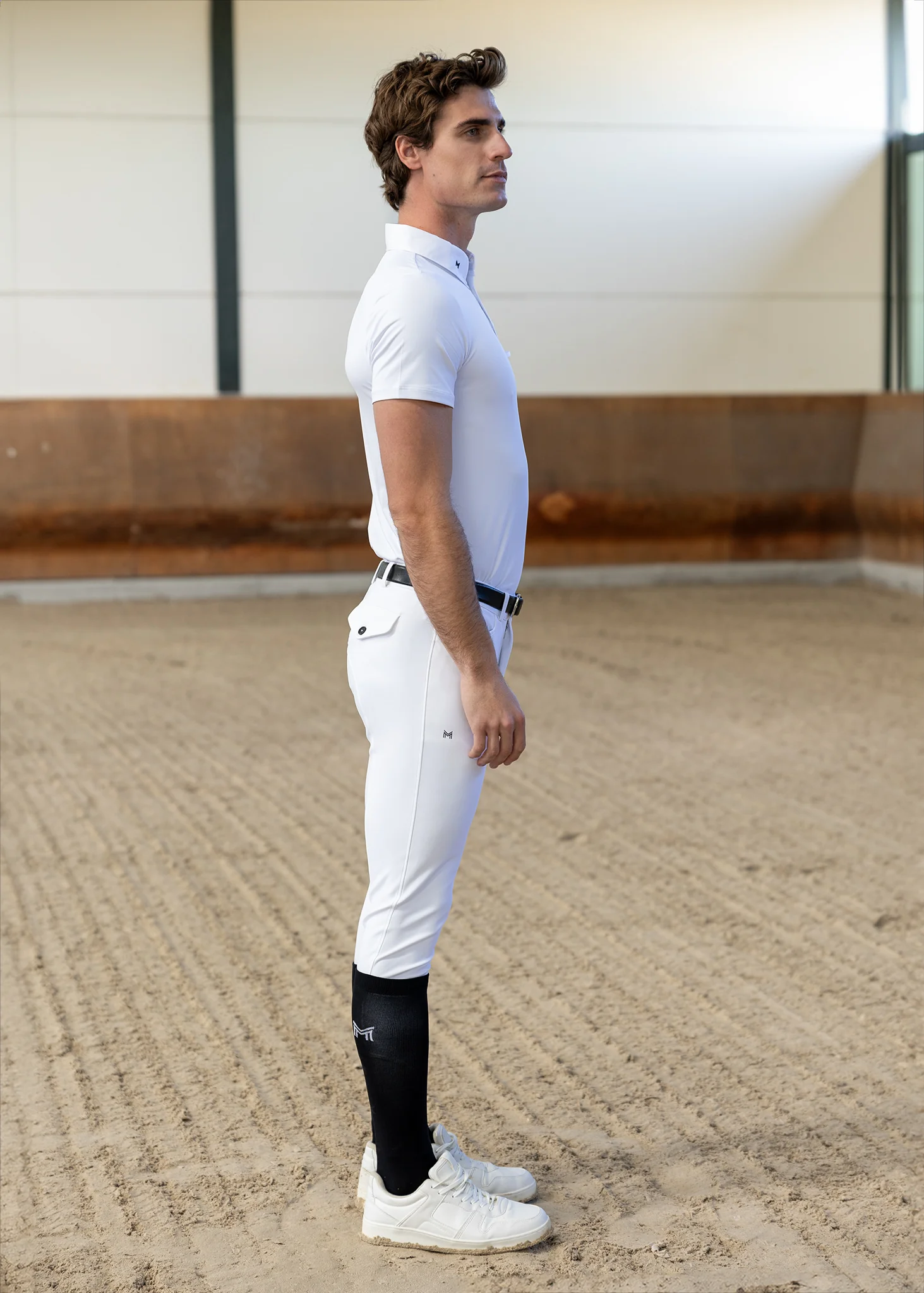 Active Short Sleeve Competition Shirt (White) - Image 8