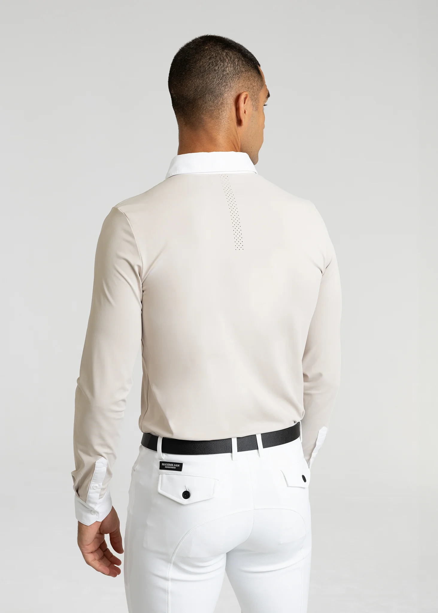 Active Long Sleeve Competition Shirt (Beige) - Image 4