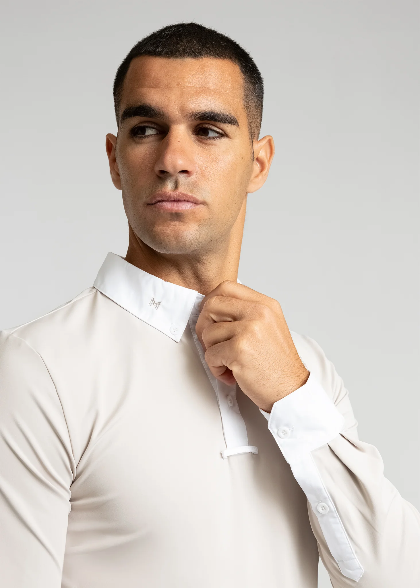 Active Long Sleeve Competition Shirt (Beige) - Image 6