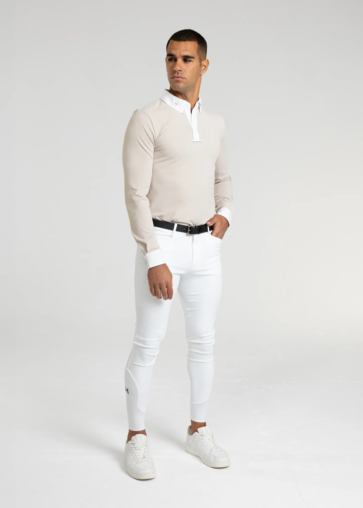 Active Long Sleeve Competition Shirt (Beige) - Image 7