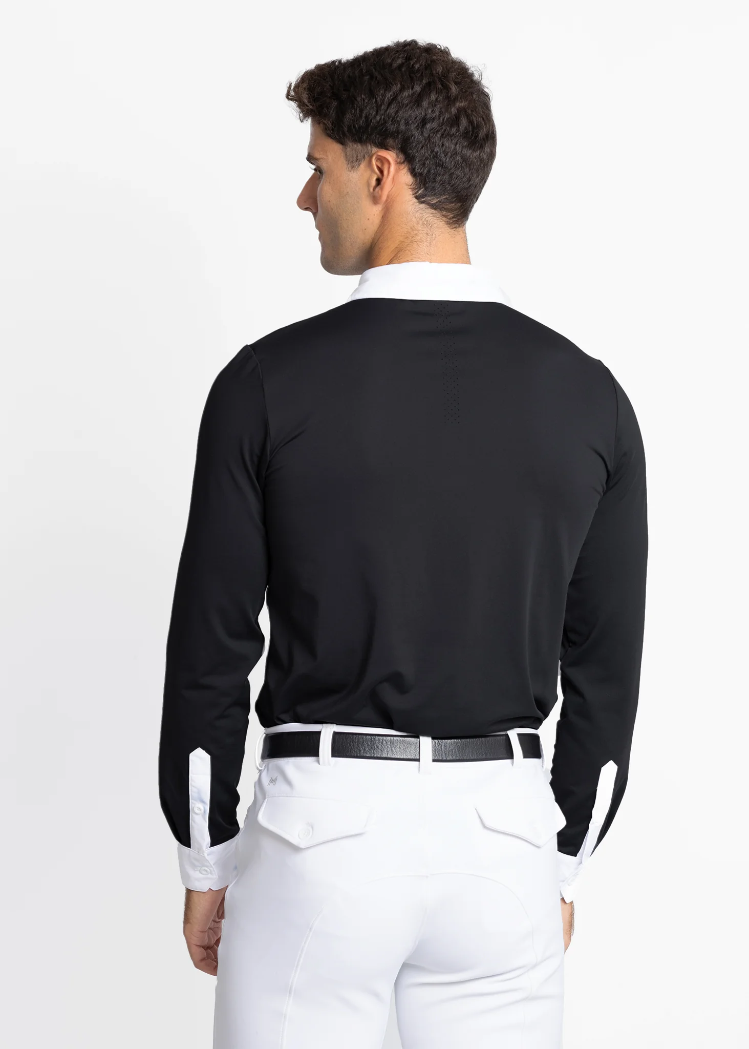 Active Long Sleeve Competition Shirt (Black) - Image 3