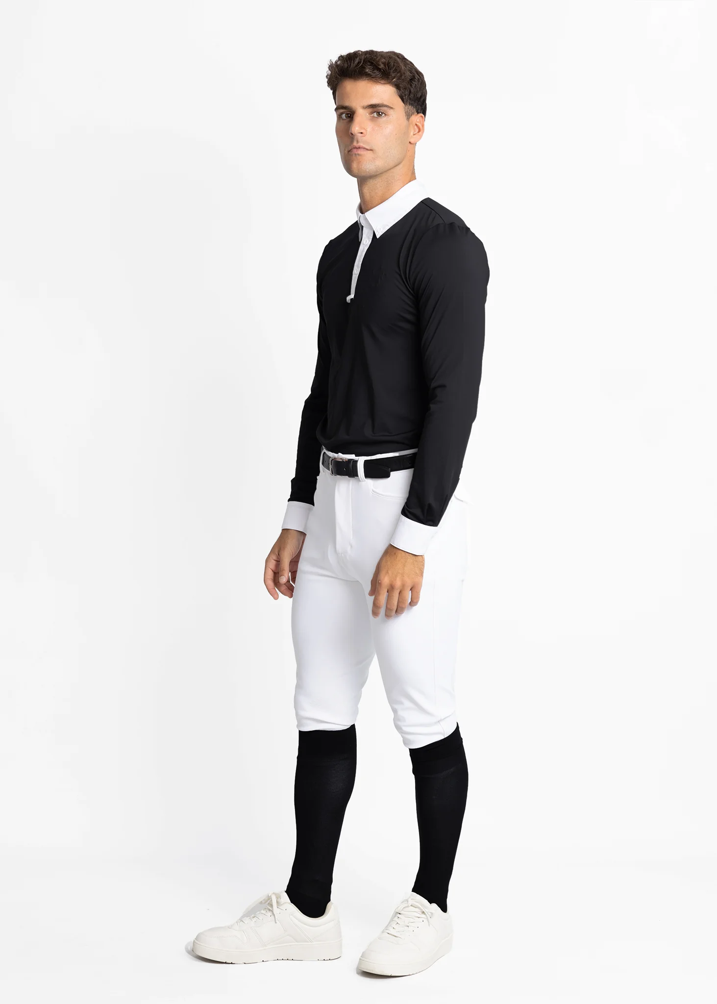 Active Long Sleeve Competition Shirt (Black) - Image 6
