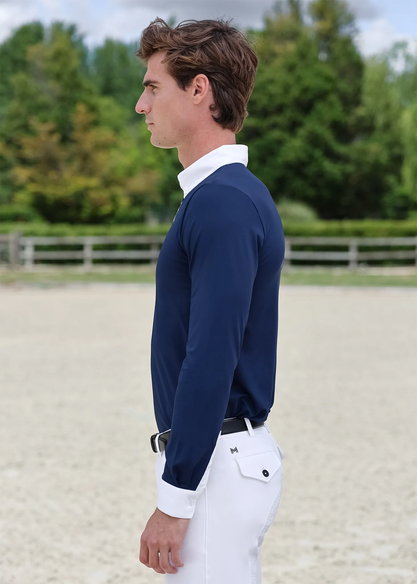 Active Long Sleeve Competition Shirt (Navy) - Image 4