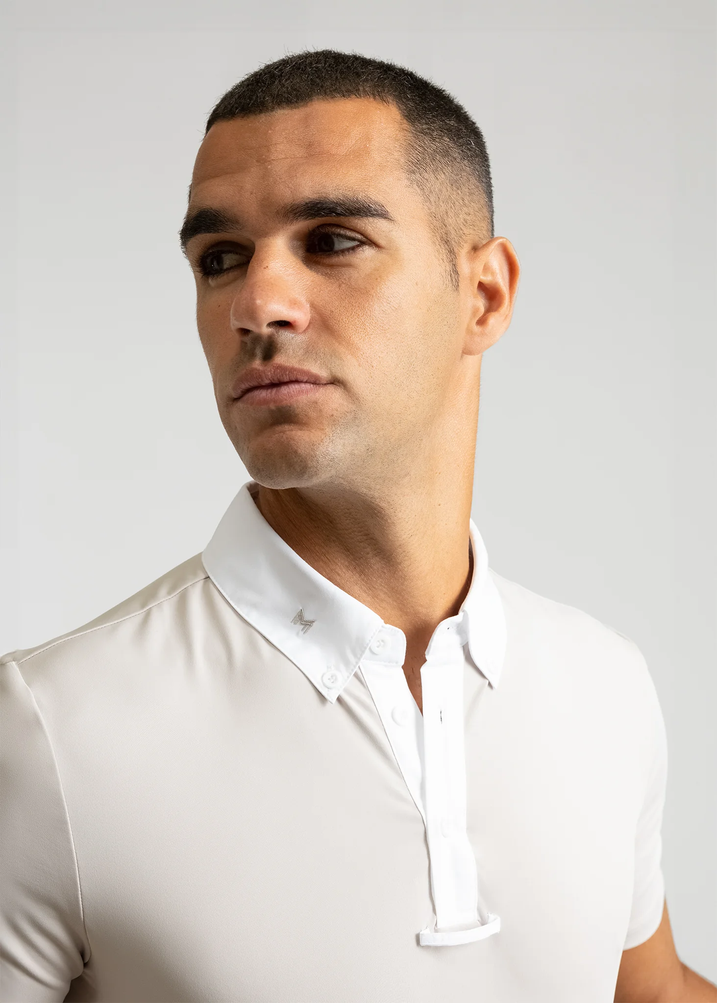 Active Short Sleeve Competition Shirt (Beige) - Image 5