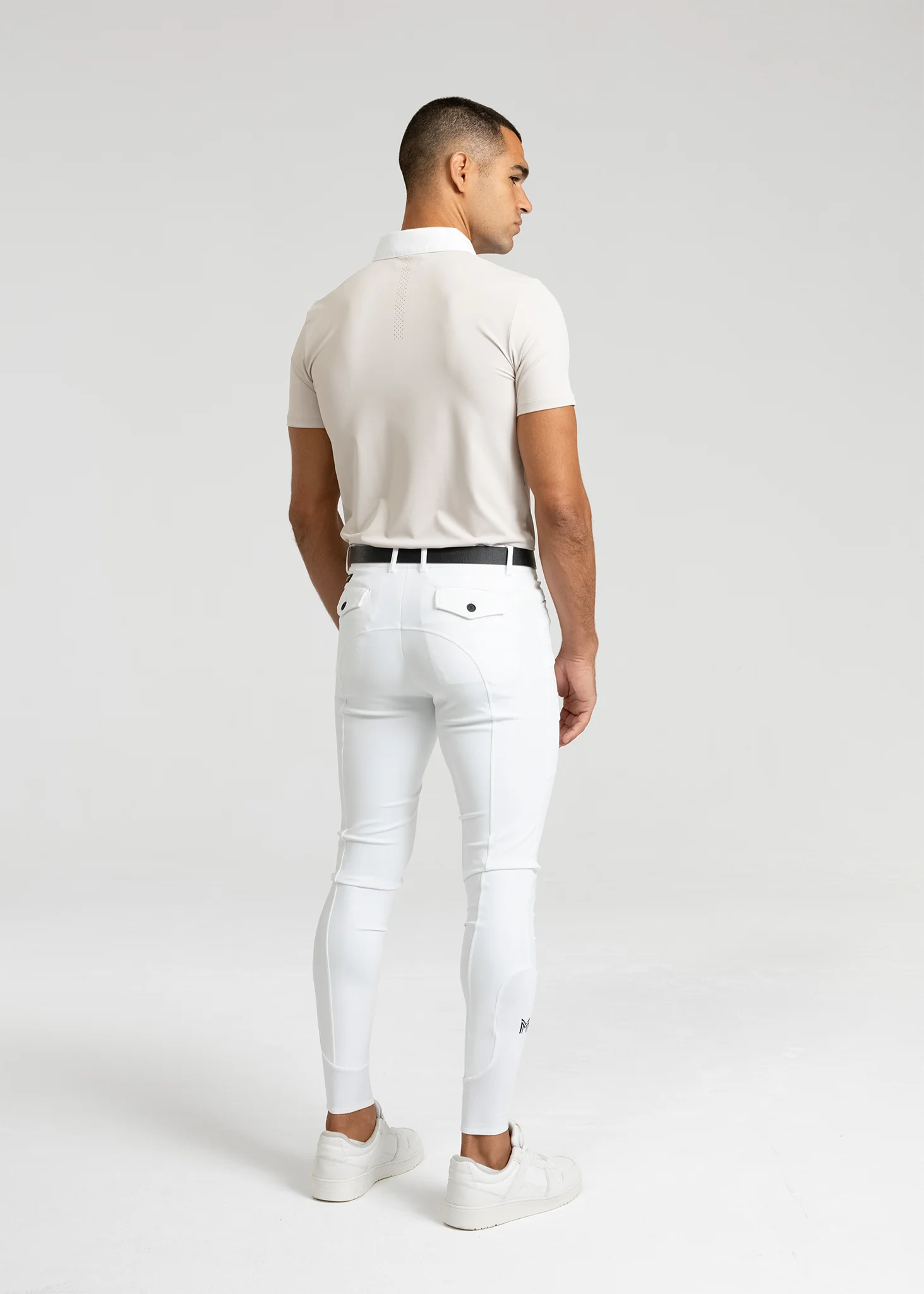 Active Short Sleeve Competition Shirt (Beige) - Image 8