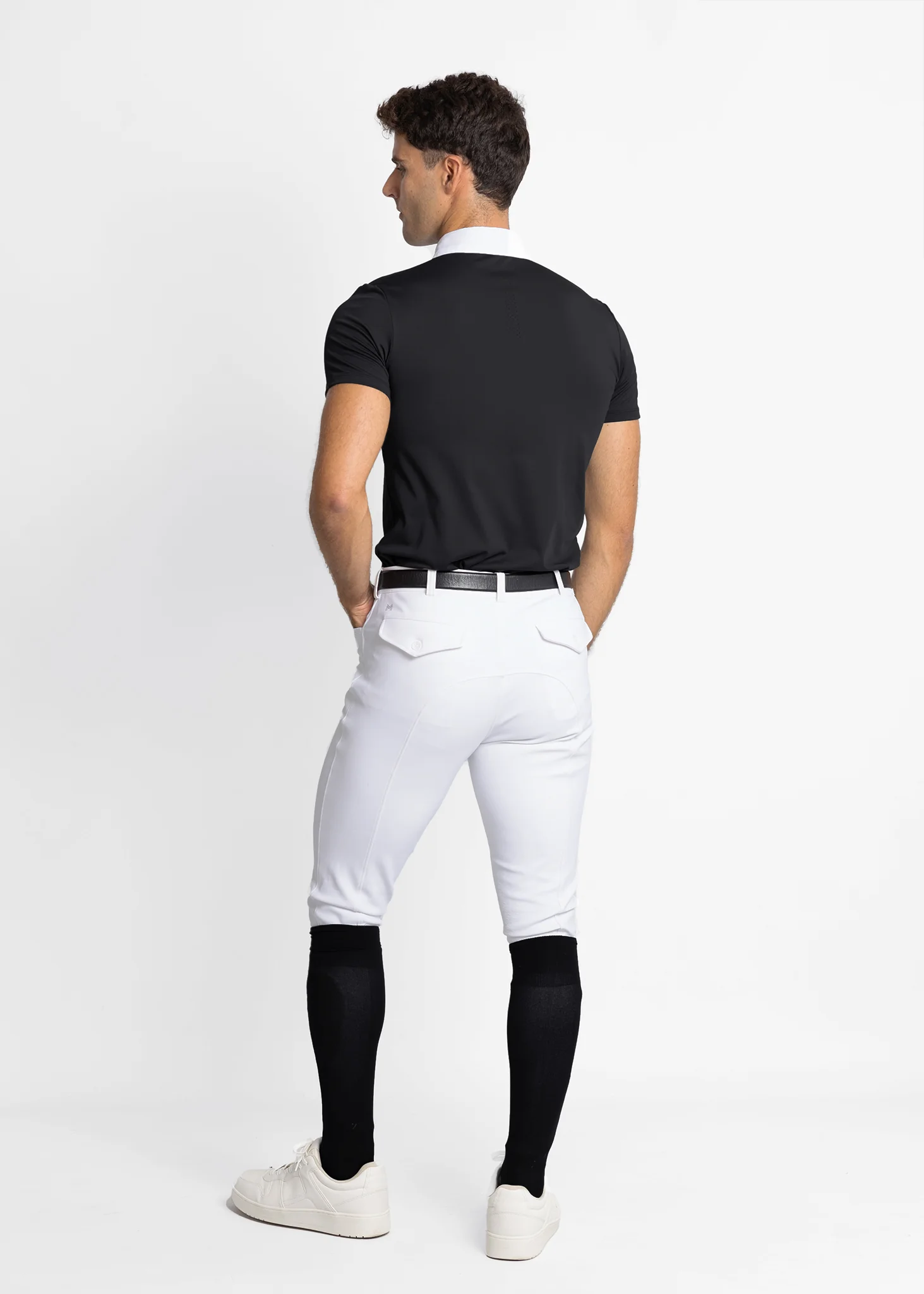 Active Short Sleeve Competition Shirt (Black) - Image 6