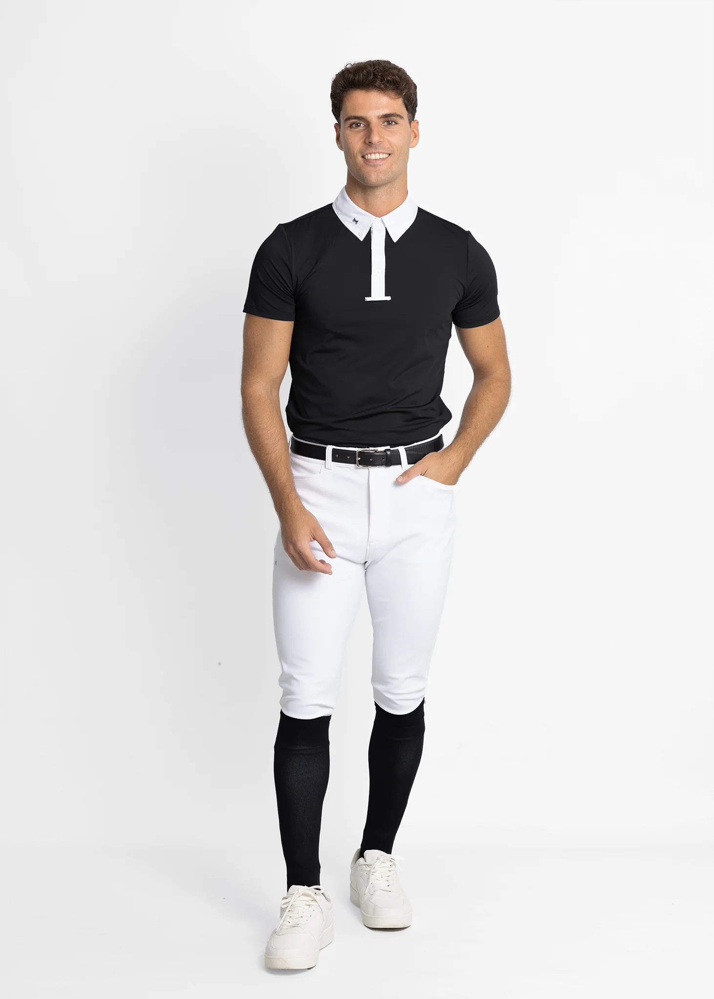Active Short Sleeve Competition Shirt (Black) - Image 7