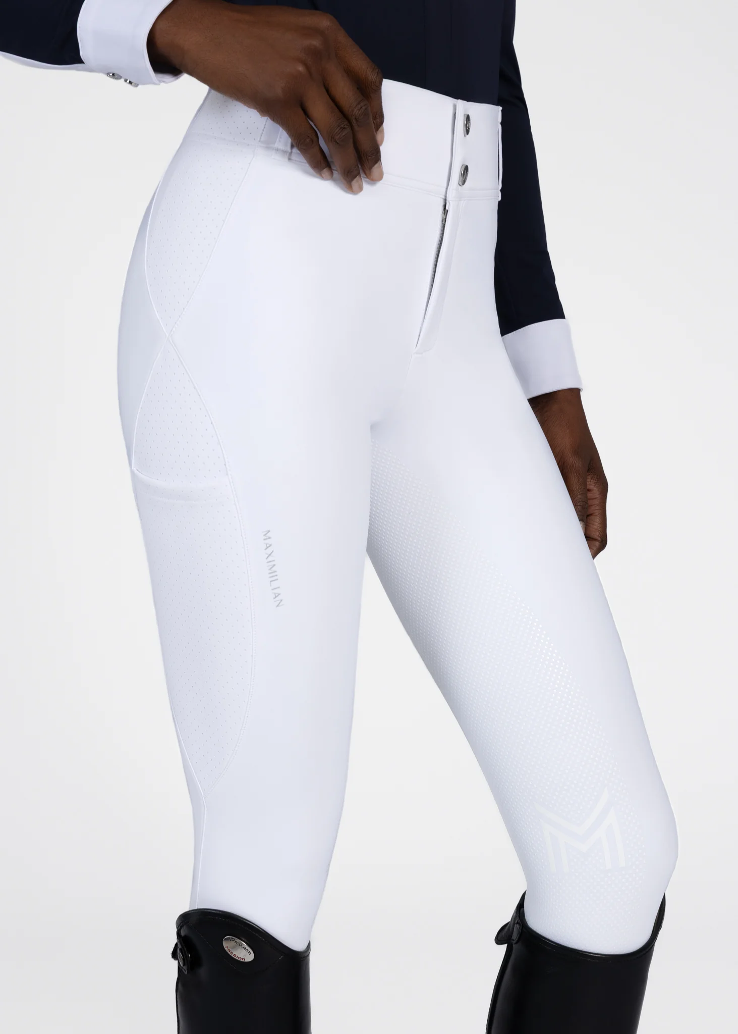 Aero Breeches (White/Silver) - Image 6