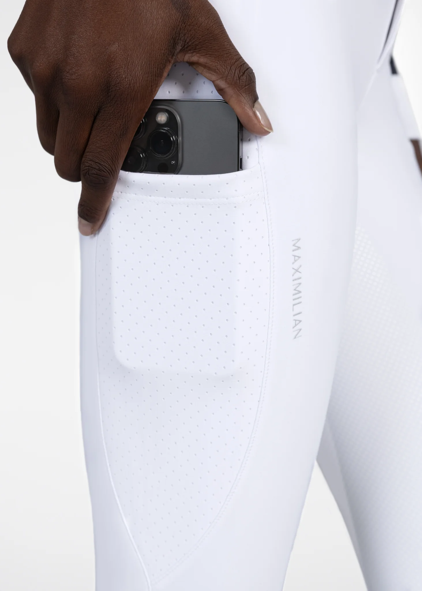 Aero Breeches (White/Silver) - Image 7