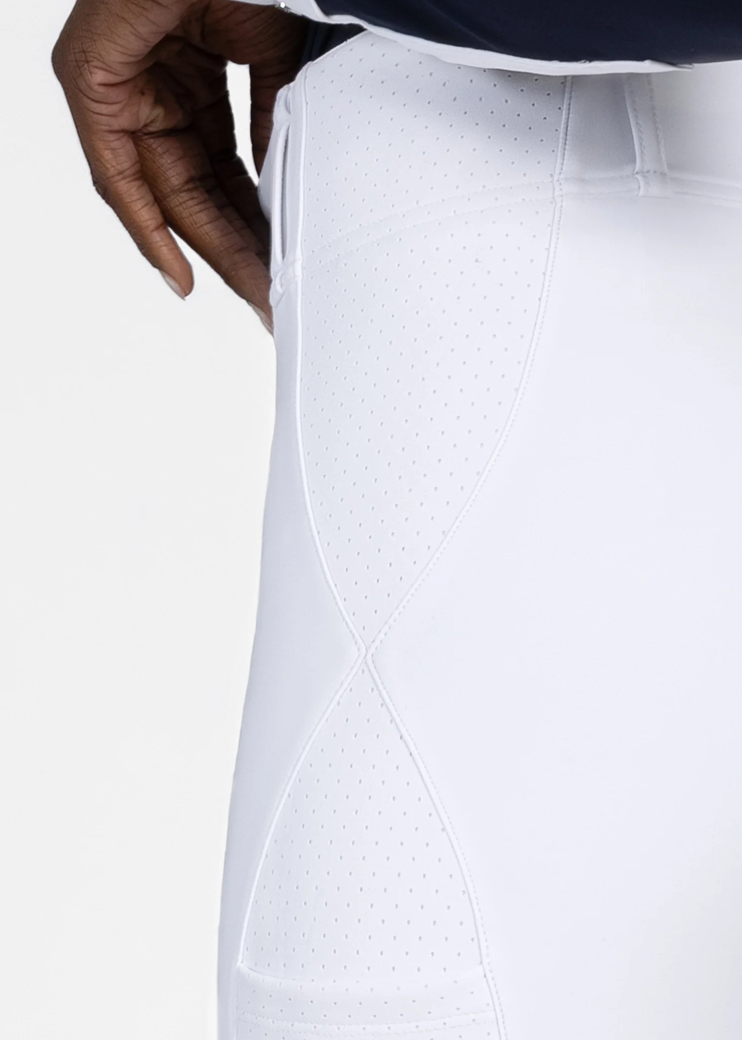 Aero Breeches (White/Silver) - Image 9