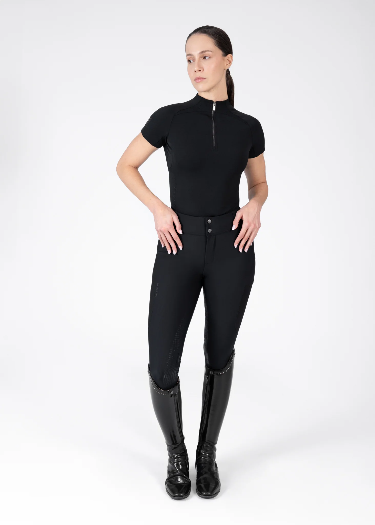 Aero Short Sleeve Base Layer (Black) - Image 13