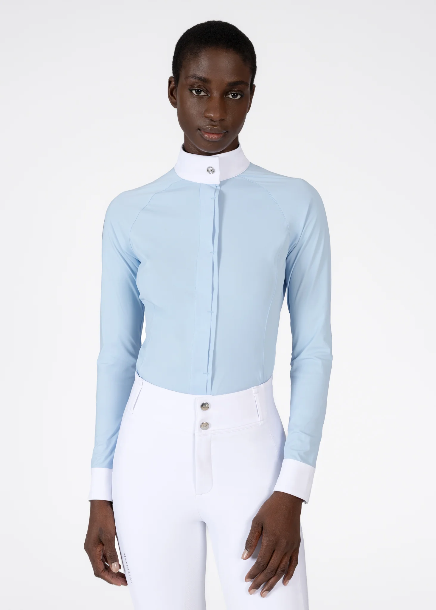 Aira Long Sleeve Show Shirt (Aqua) - Image 3