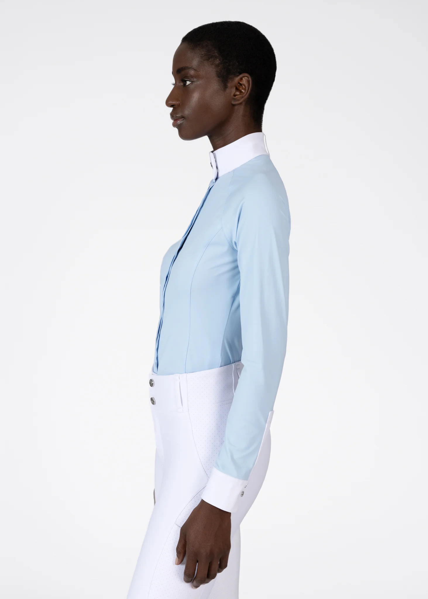 Aira Long Sleeve Show Shirt (Aqua) - Image 4