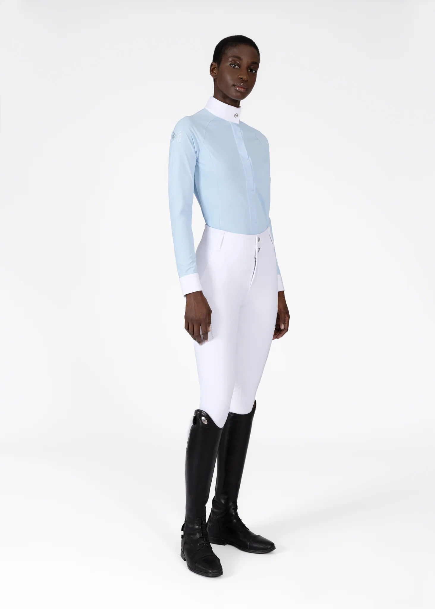 Aira Long Sleeve Show Shirt (Aqua) - Image 7