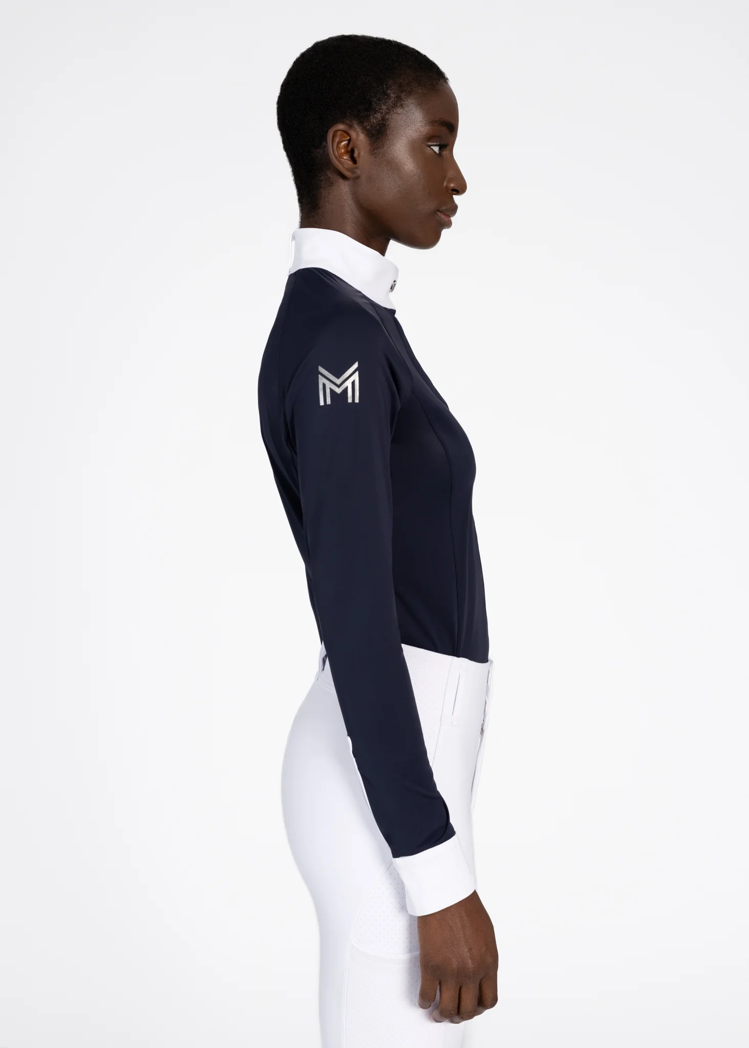 Aira Long Sleeve Show Shirt (Navy) - Image 4