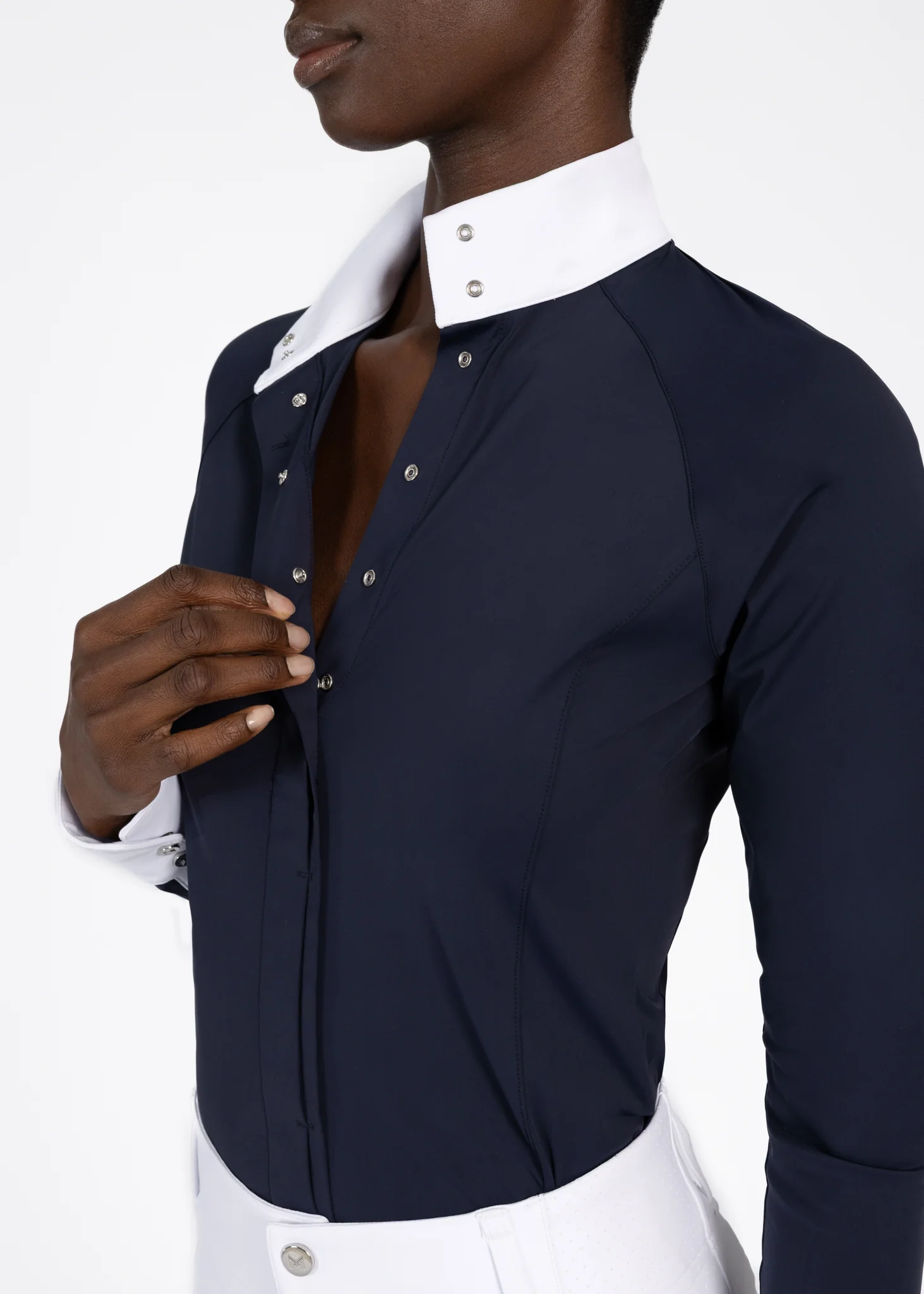 Aira Long Sleeve Show Shirt (Navy) - Image 7