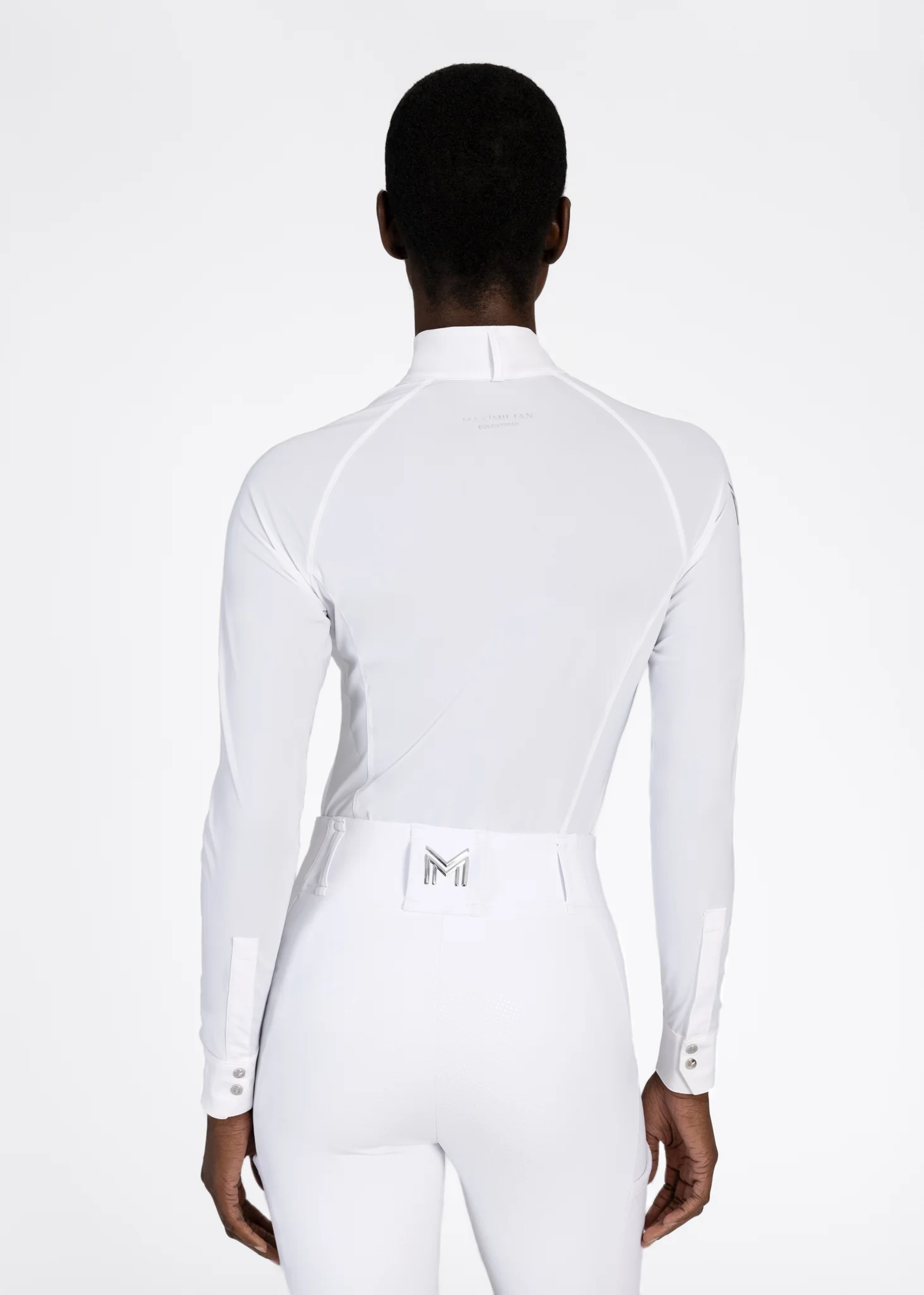 Aira Long Sleeve Show Shirt (White) - Image 3