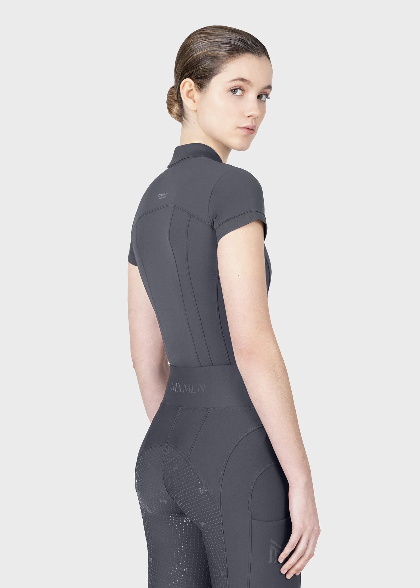 Arc Short Sleeve Polo Shirt (Graphite) - Image 5