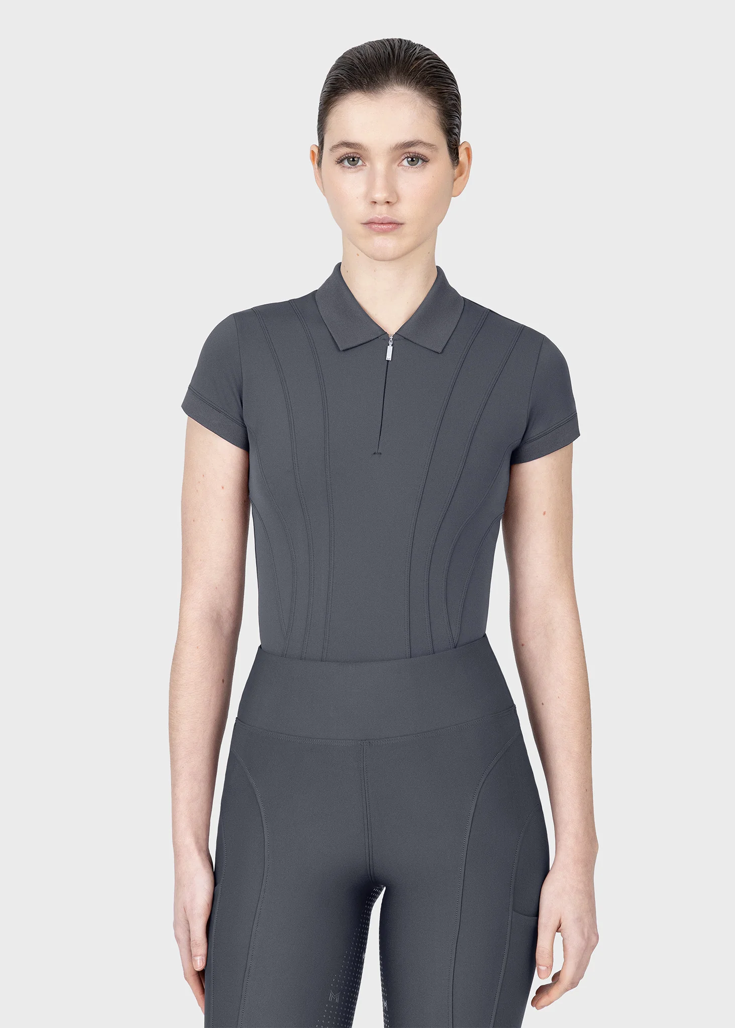 Arc Short Sleeve Polo Shirt (Graphite) - Image 6