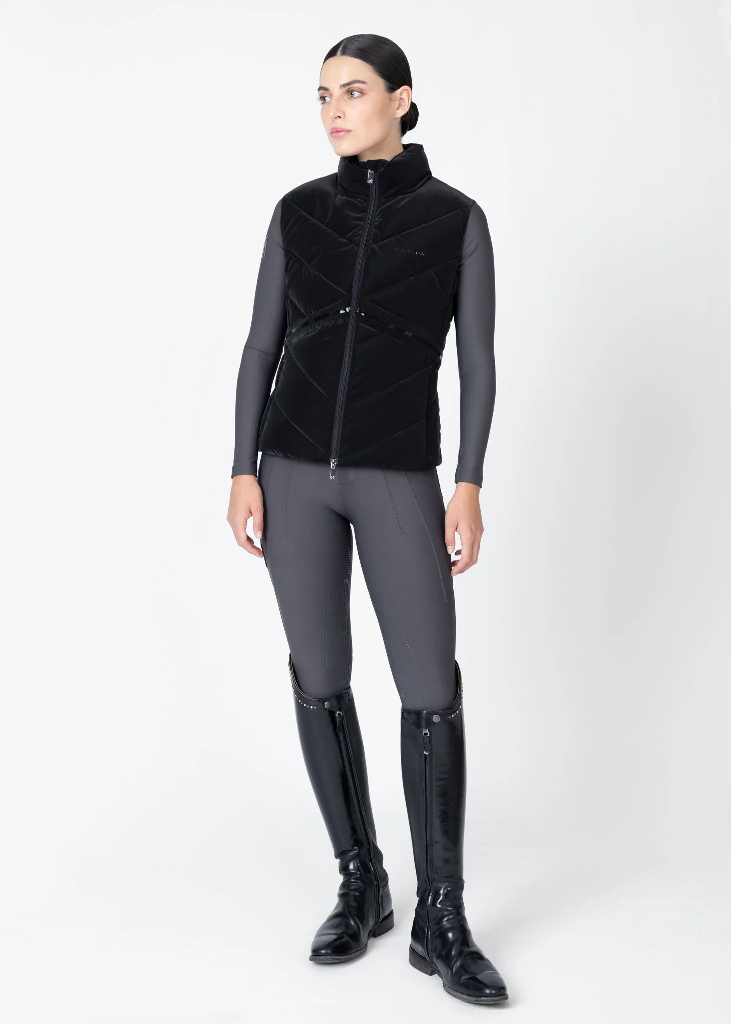 Astro Puffer Vest (Black) - Image 11