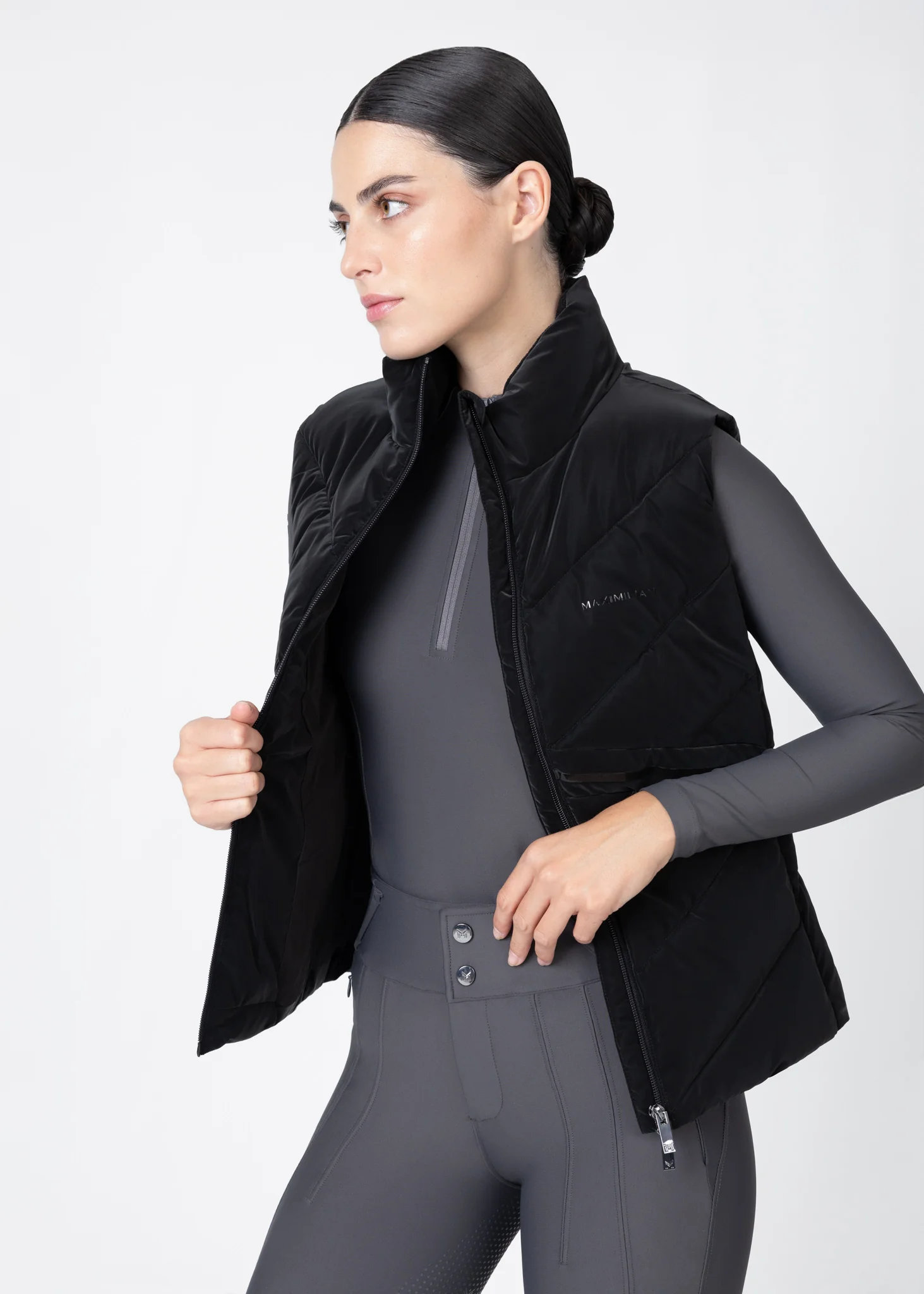 Astro Puffer Vest (Black) - Image 7