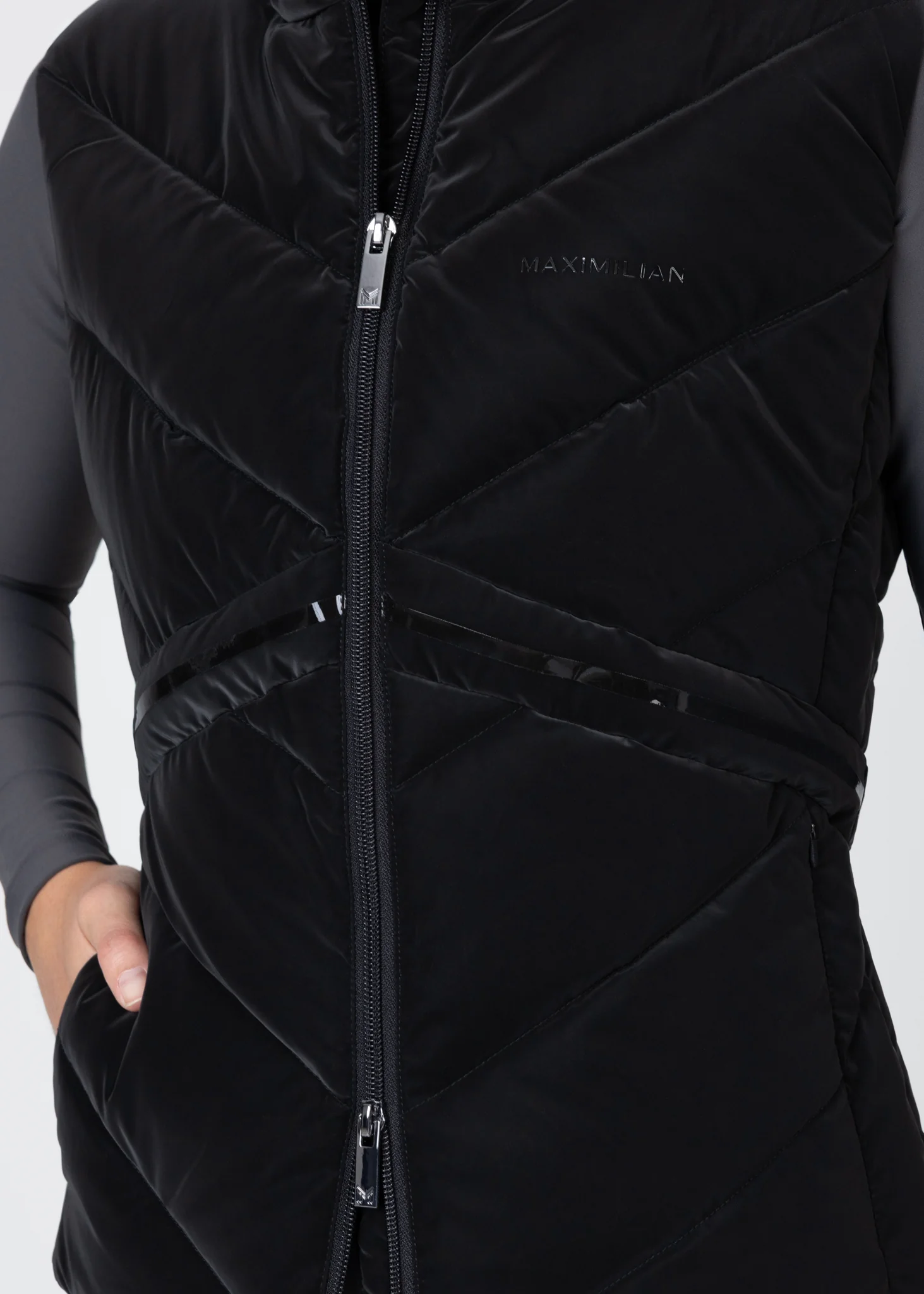 Astro Puffer Vest (Black) - Image 9