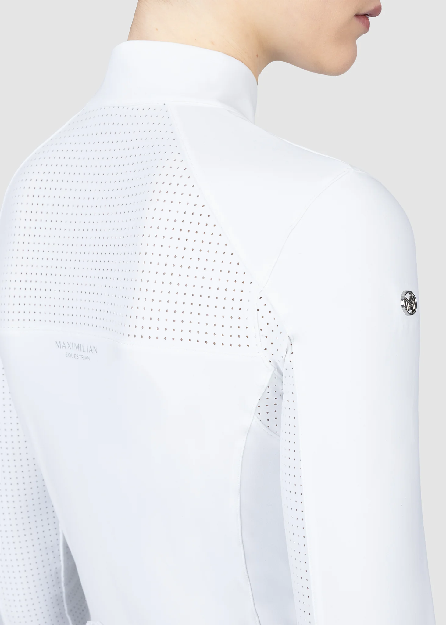 Aveen Long Sleeve Show Shirt (White) - Image 8