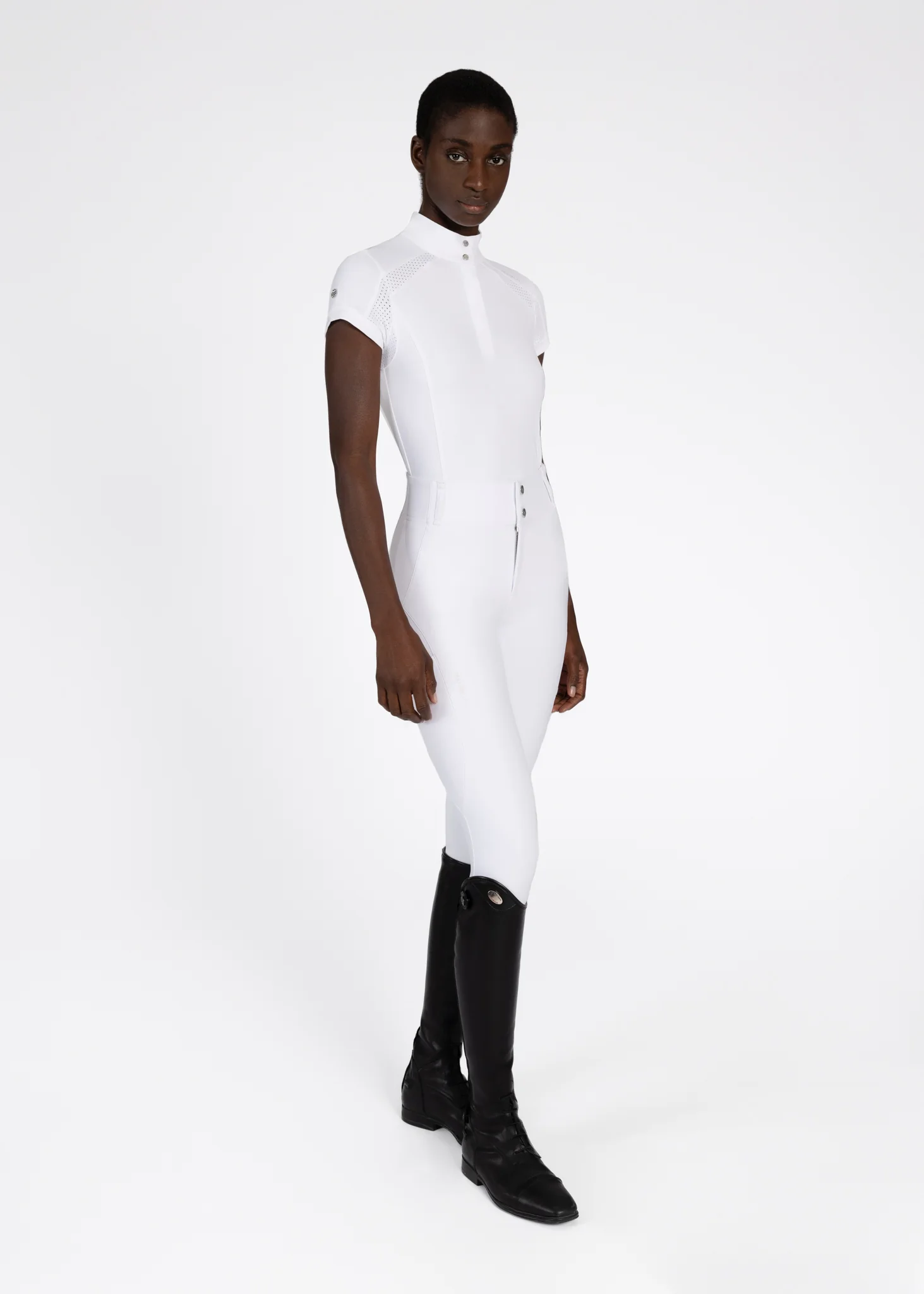 Aveen Short Sleeve Show Shirt (White) - Image 6