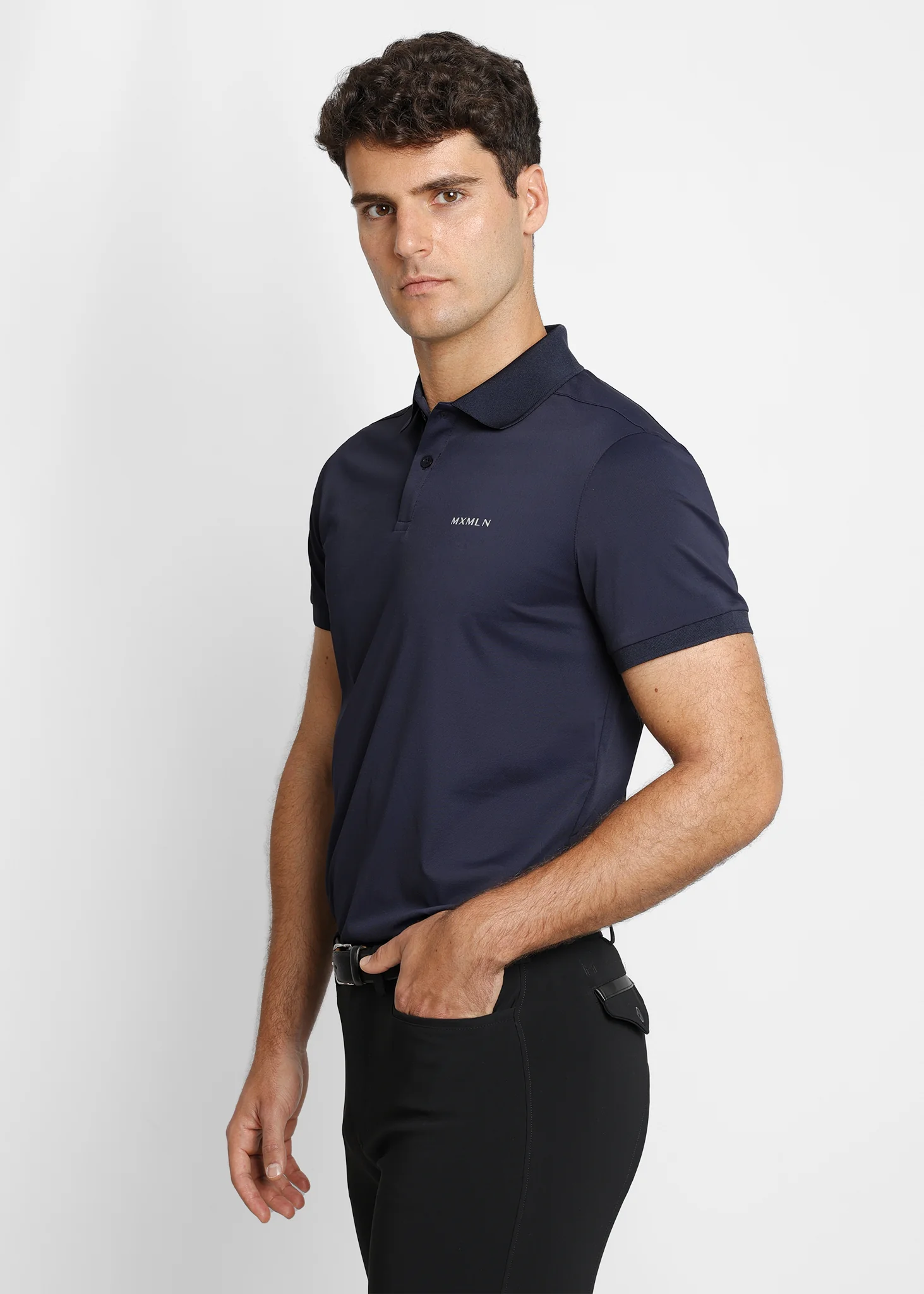 Blaze Polo Shirt (Navy) - Image 3