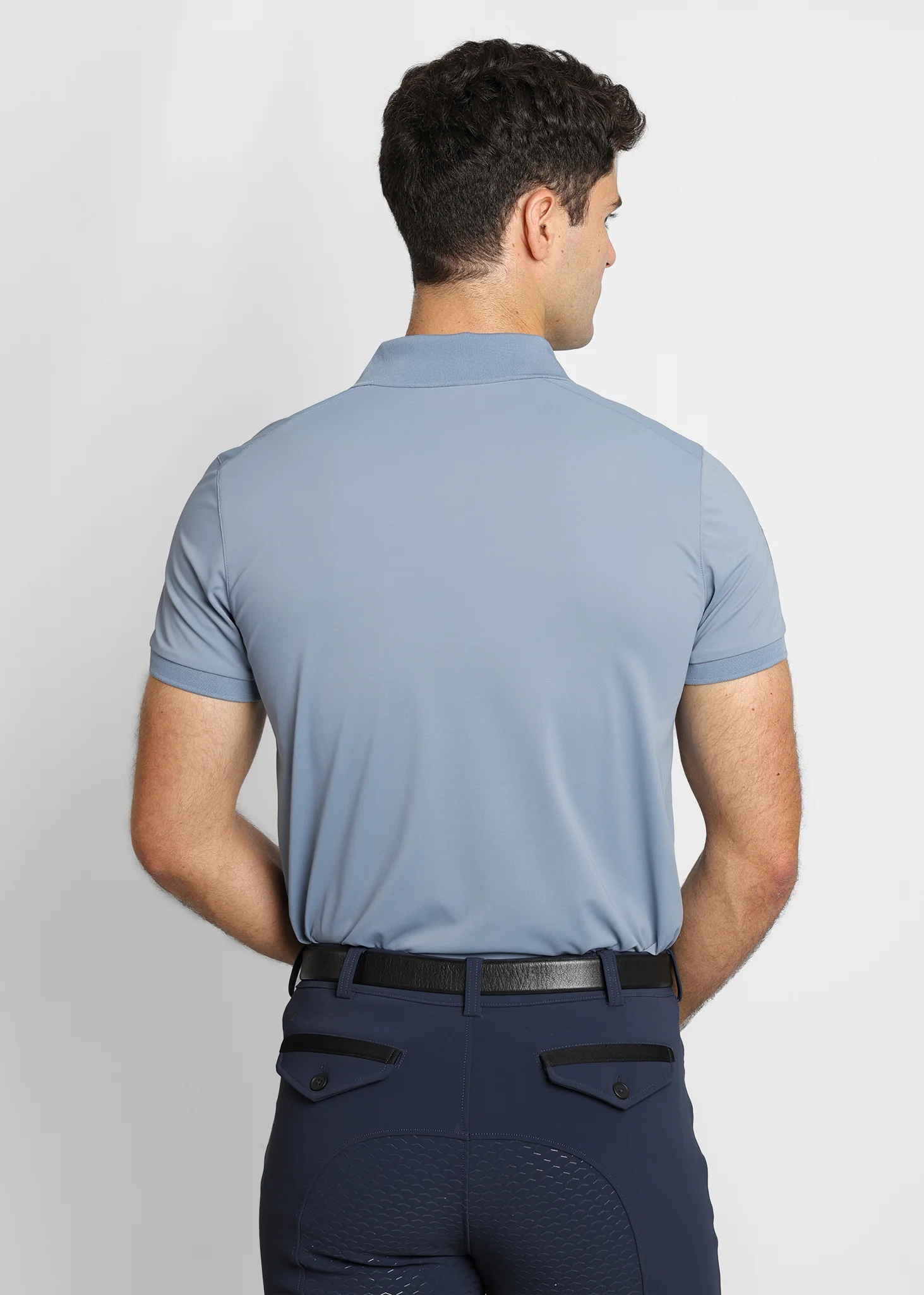 Blaze Polo Shirt (Steel Blue) - Image 3