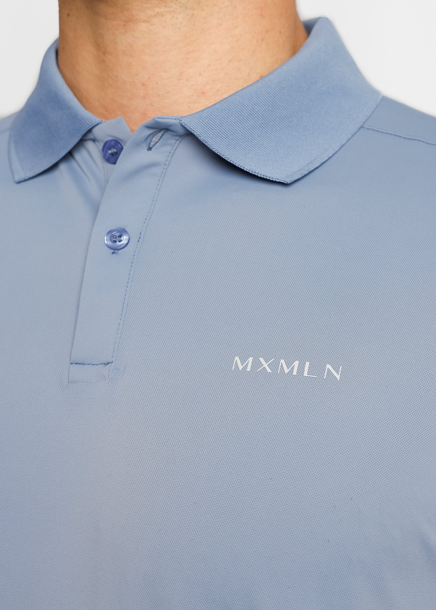 Blaze Polo Shirt (Steel Blue) - Image 6