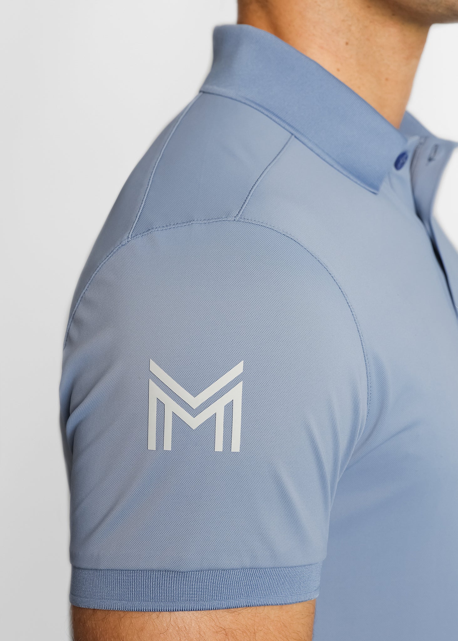 Blaze Polo Shirt (Steel Blue) - Image 7