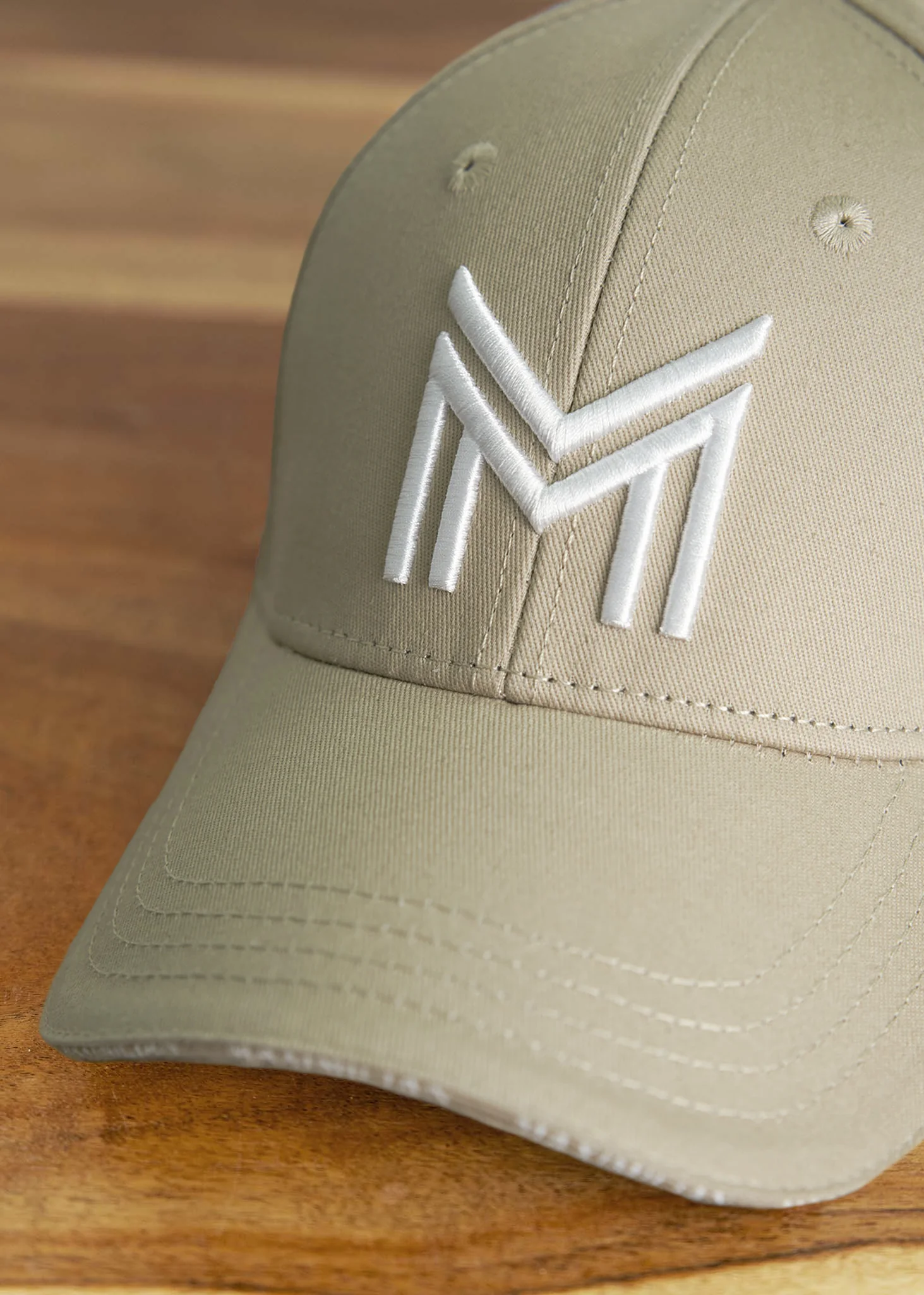 Cap (Beige/White) - Image 4
