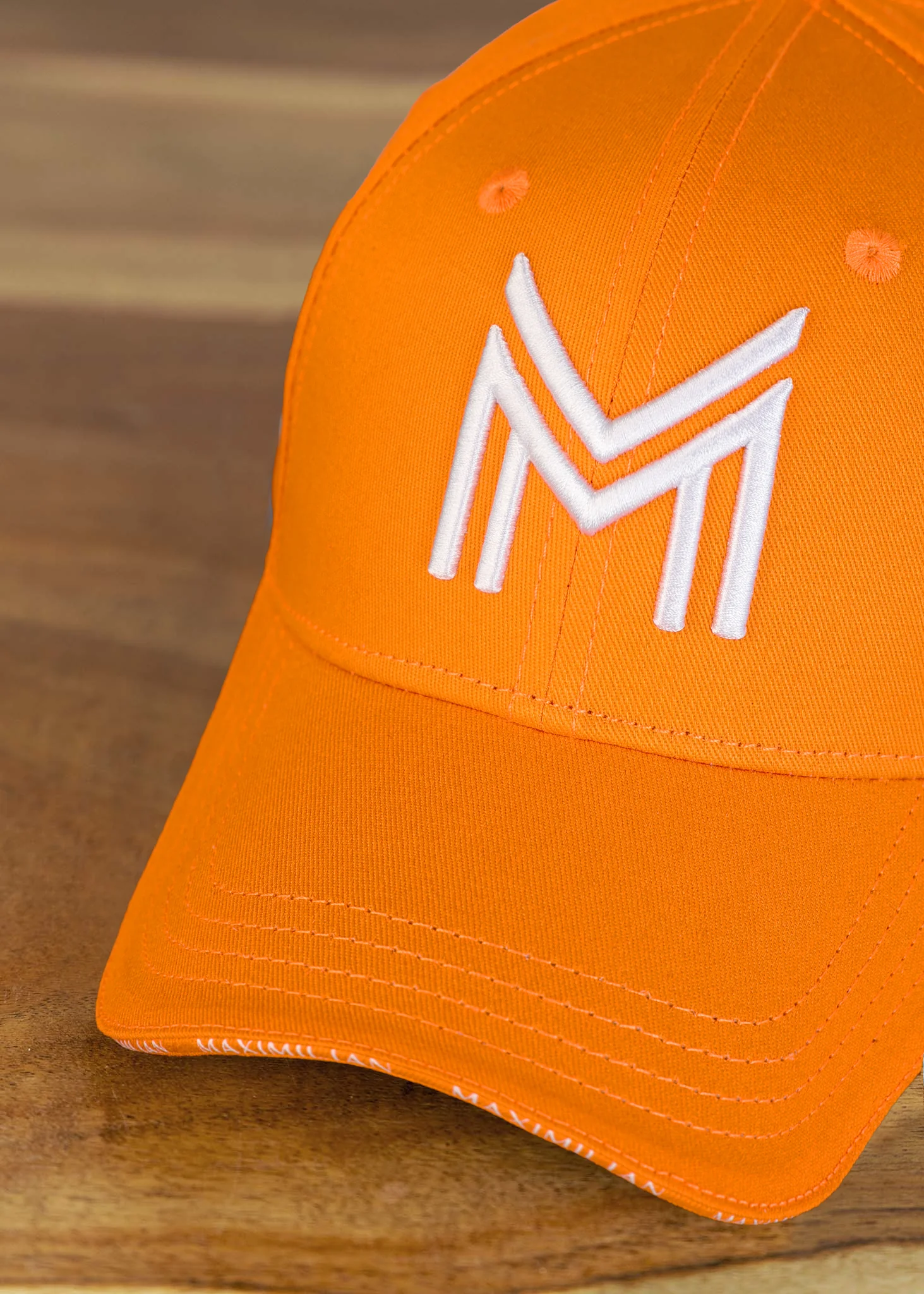Cap (Orange/White) - Image 4