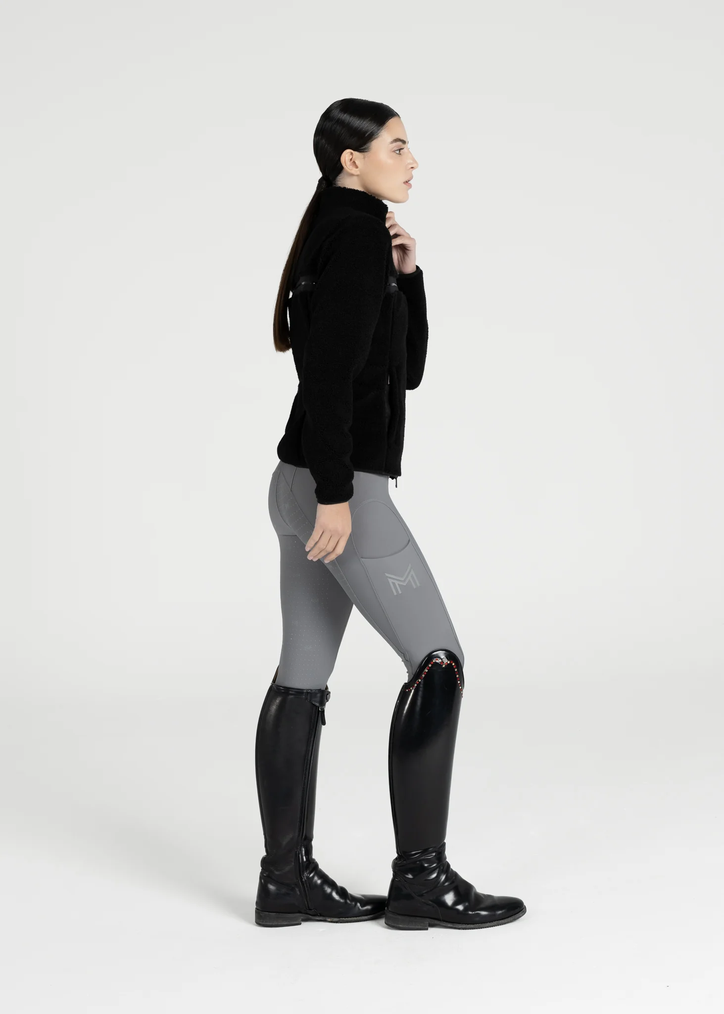 Ciara Teddy Jacket (Black) - Image 10