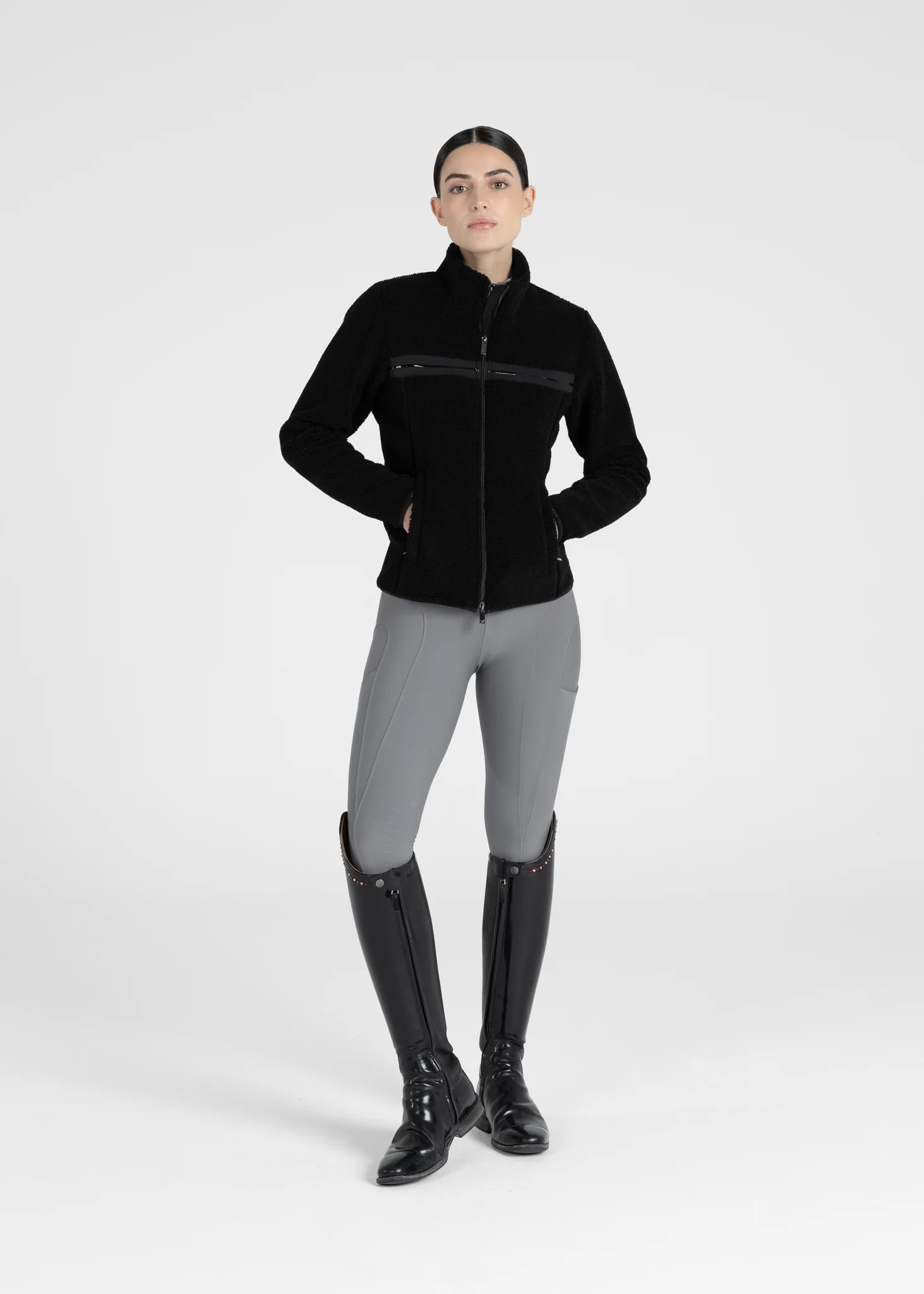 Ciara Teddy Jacket (Black) - Image 11