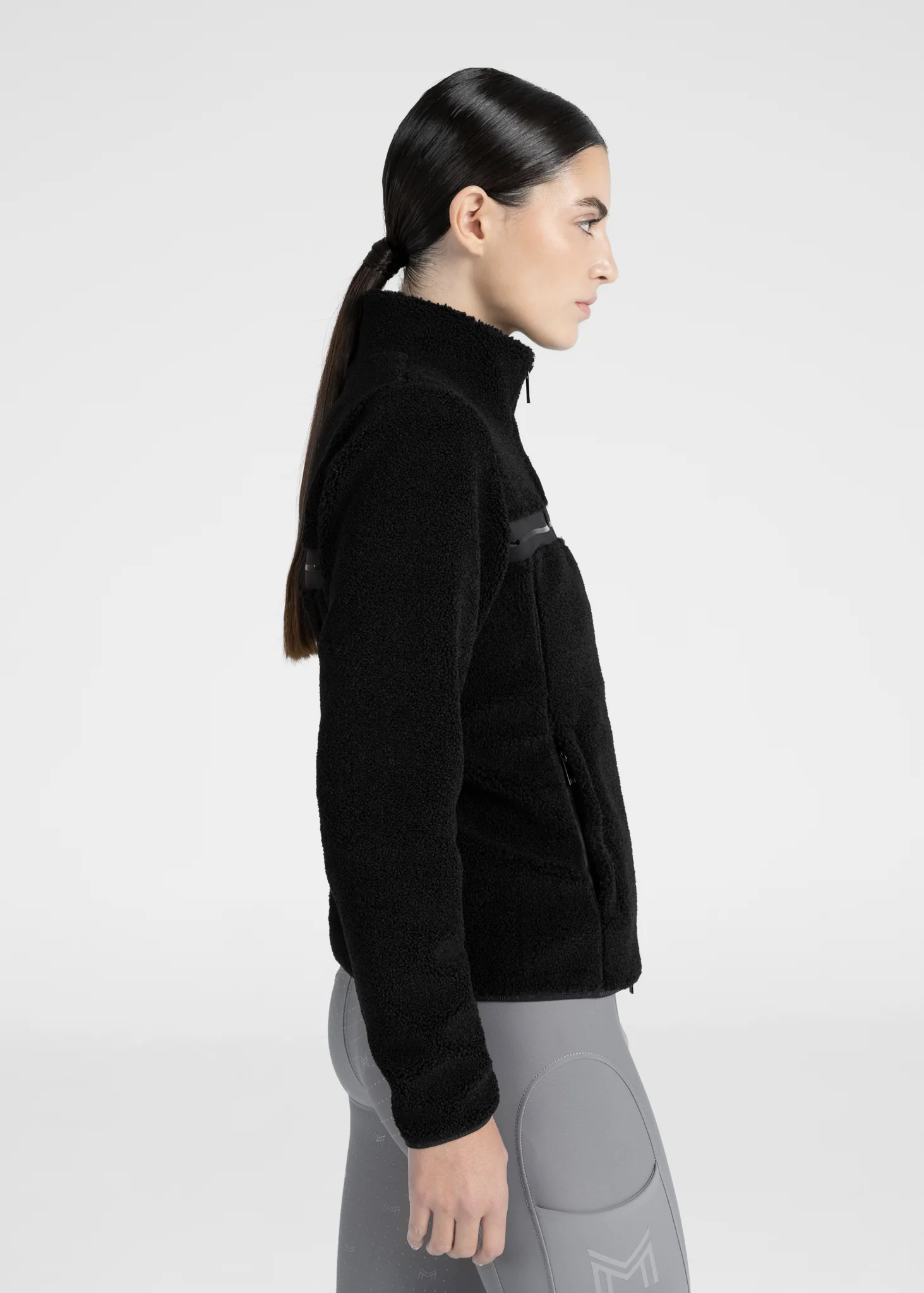 Ciara Teddy Jacket (Black) - Image 4