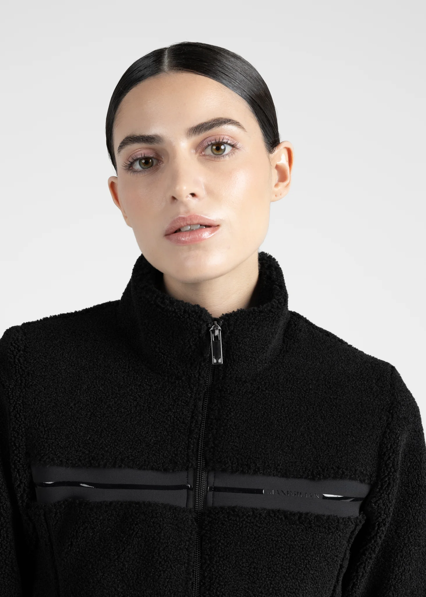 Ciara Teddy Jacket (Black) - Image 5