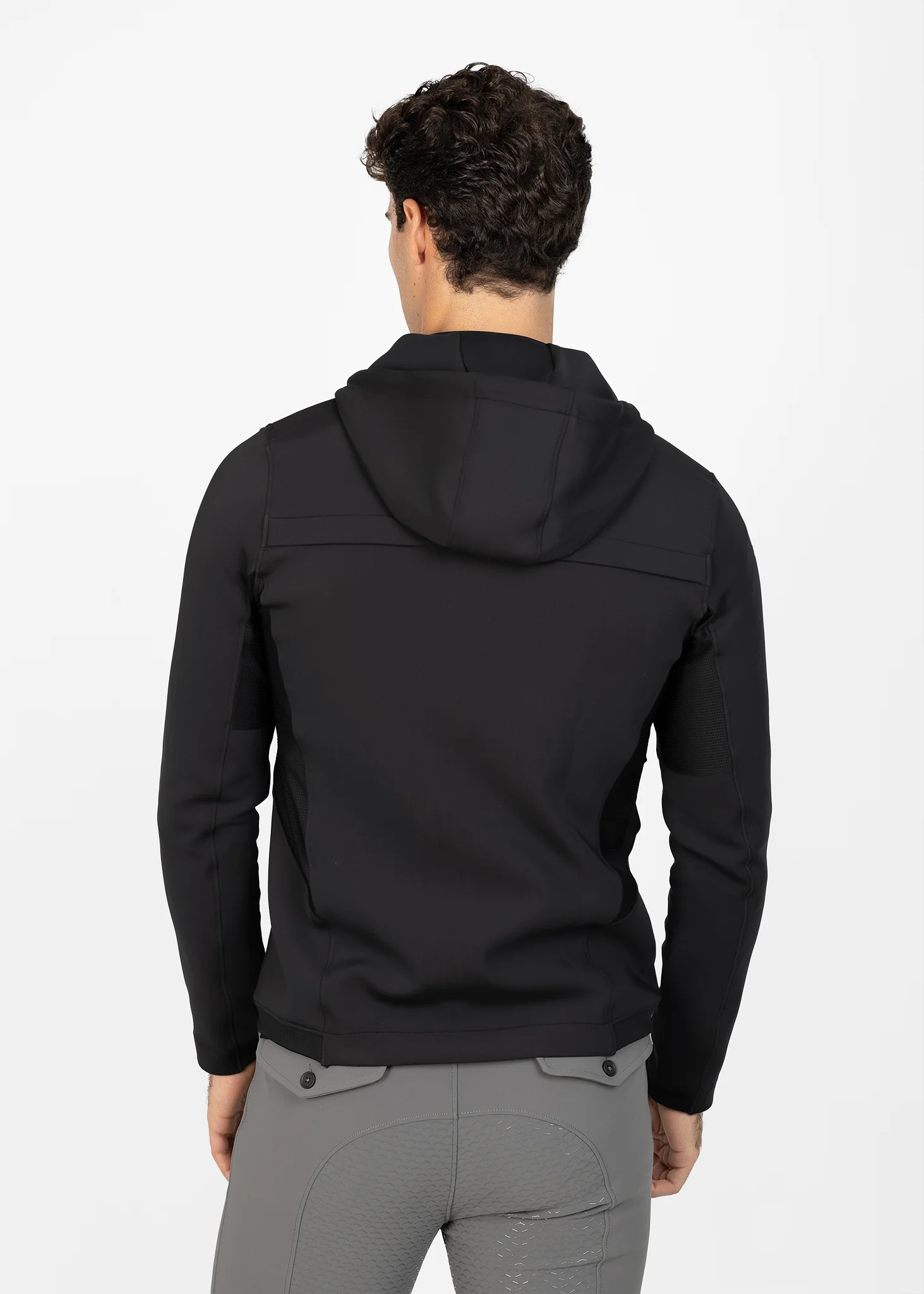 Club Zip Hoodie (Black) - Image 5