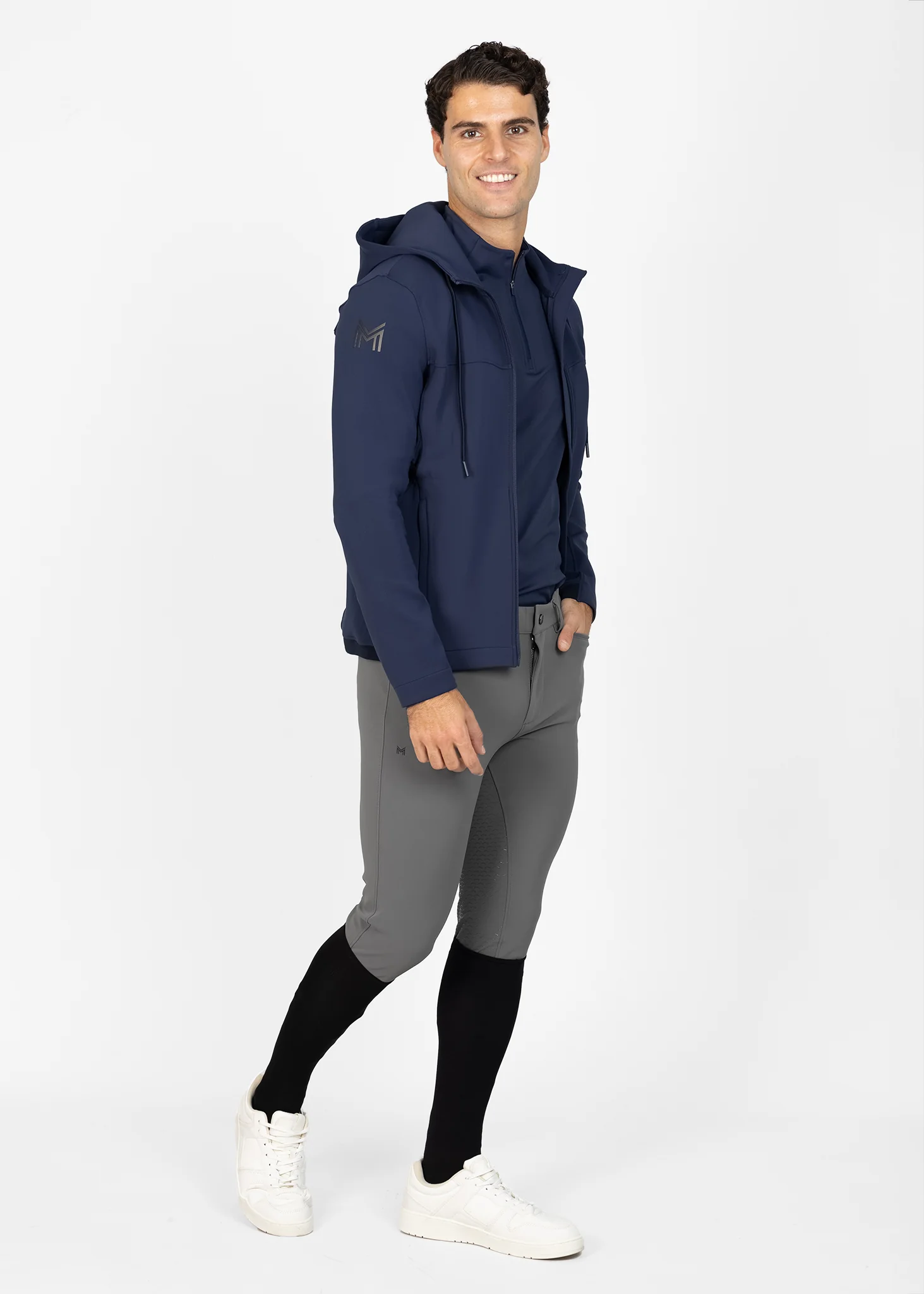 Club Zip Hoodie (Navy) - Image 11