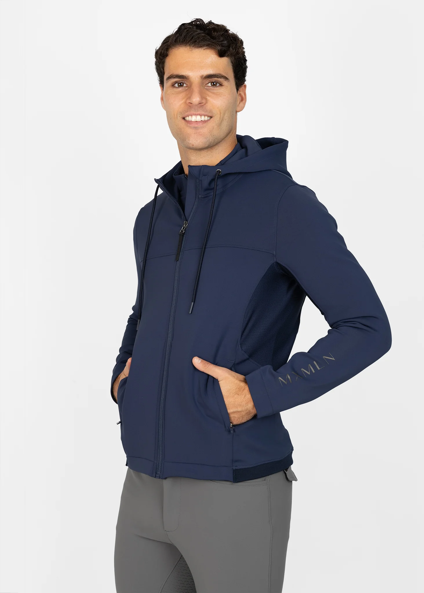 Club Zip Hoodie (Navy) - Image 3