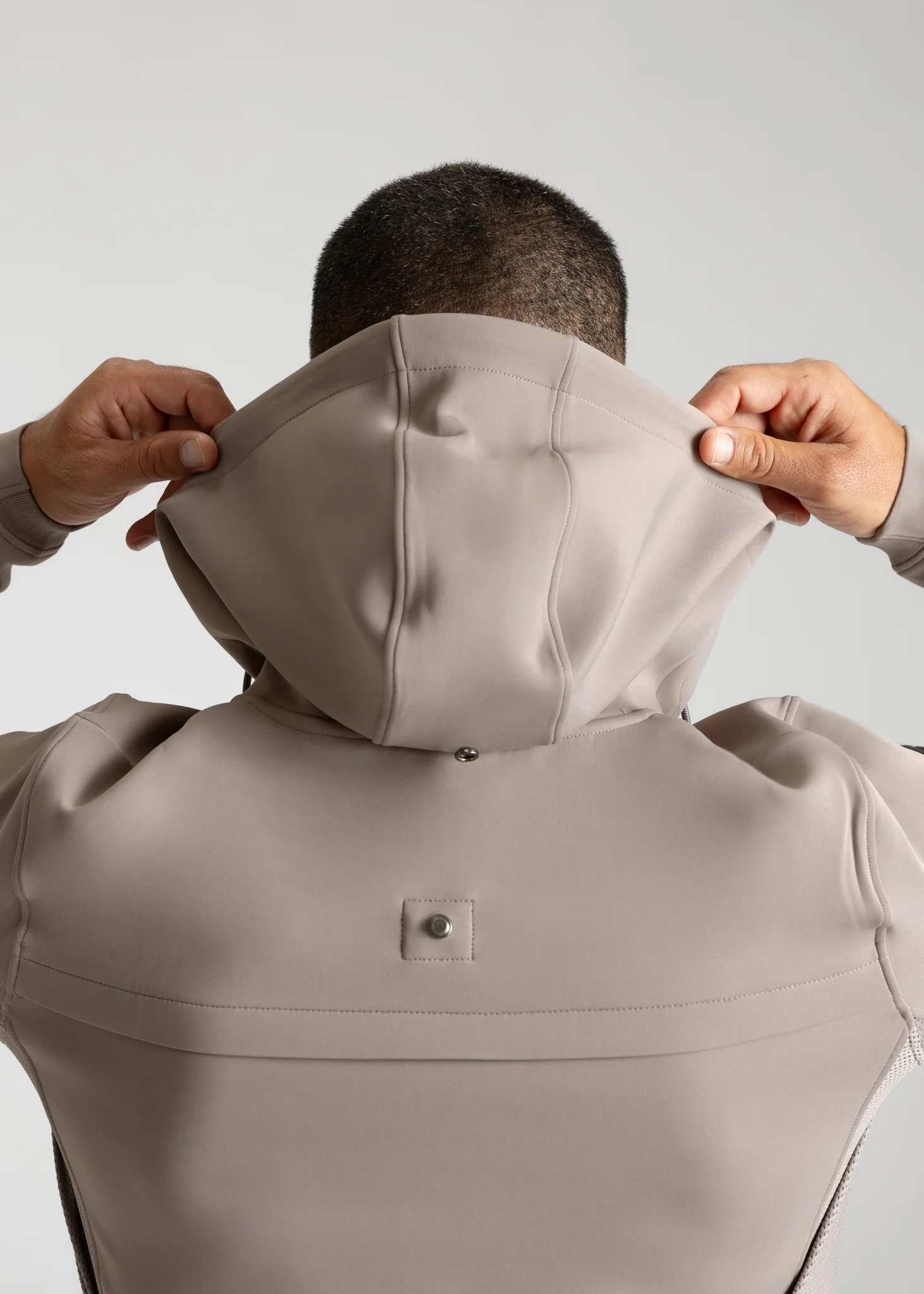 Club Zip Hoodie (Taupe) - Image 6
