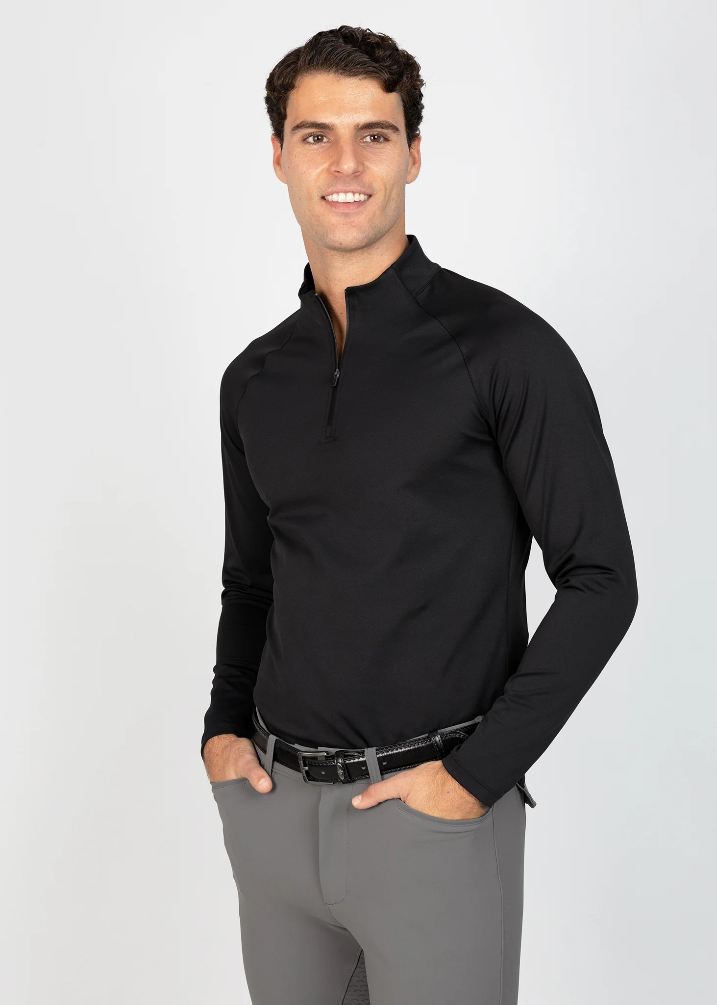 Code Long Sleeve Base Layer (Black) - Image 3