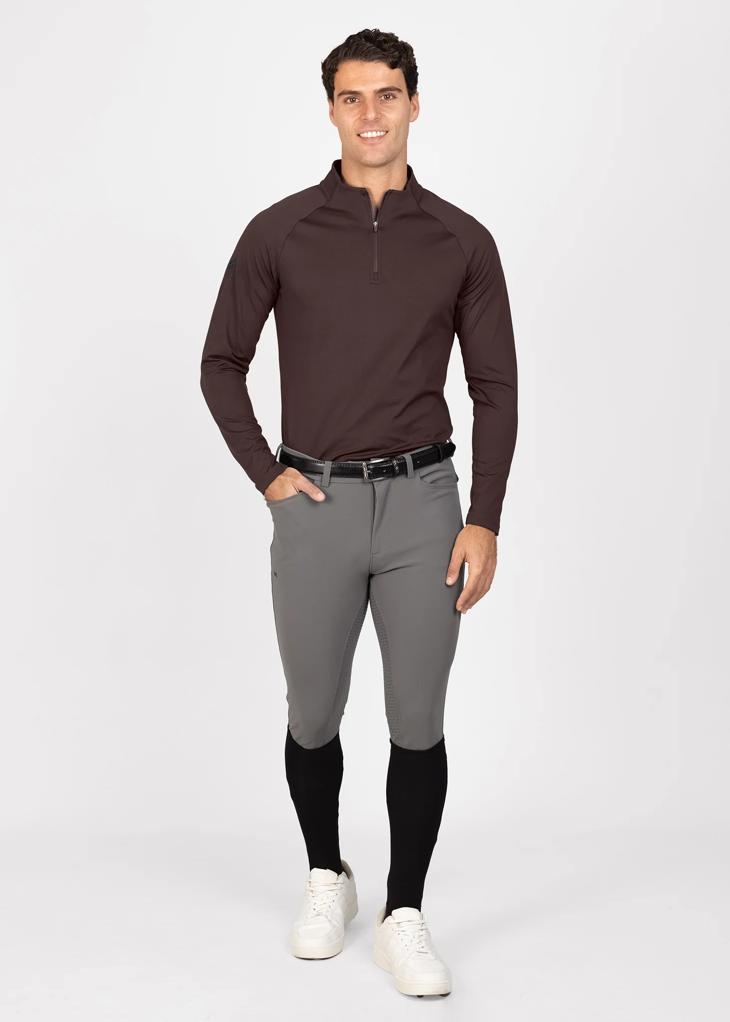 Code Long Sleeve Base Layer (Chocolate) - Image 10
