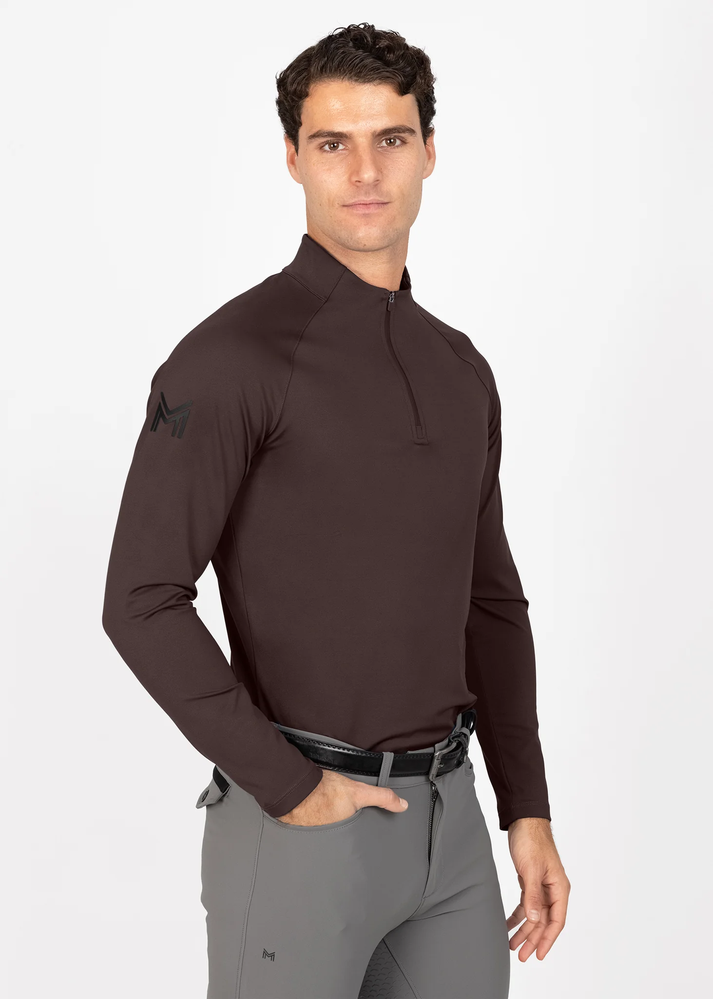 Code Long Sleeve Base Layer (Chocolate) - Image 4