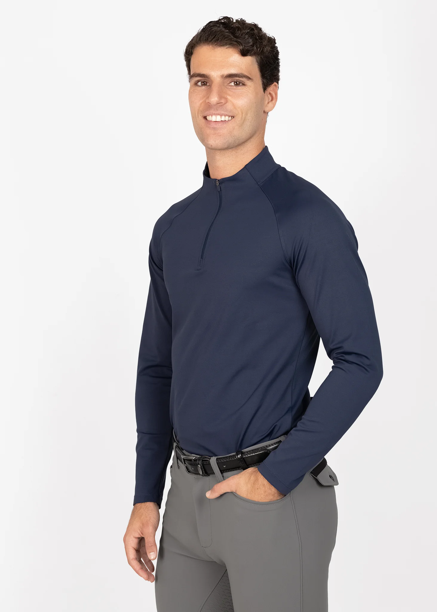 Code Long Sleeve Base Layer (Navy) - Image 4