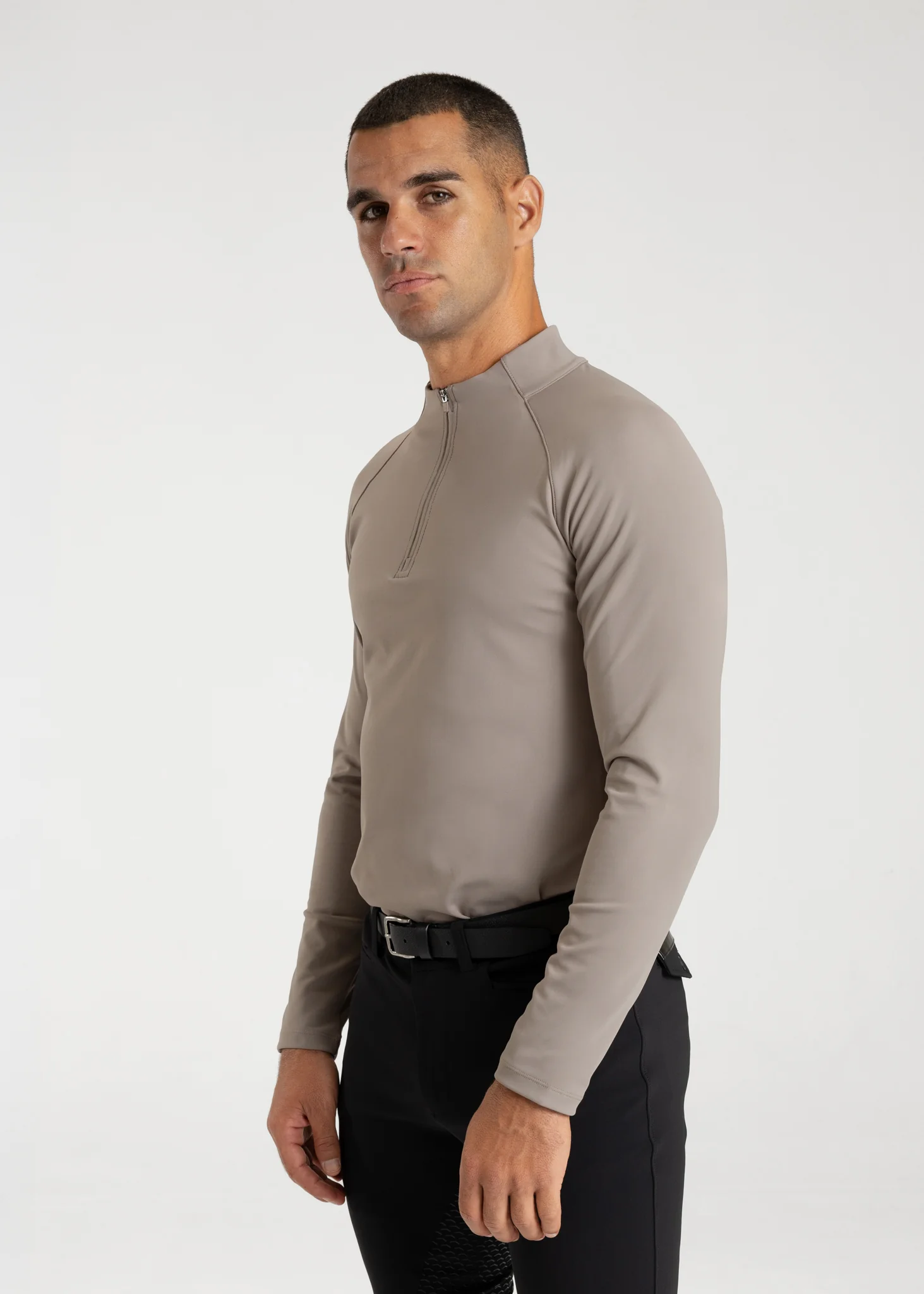Code Long Sleeve Base Layer (Taupe) - Image 3